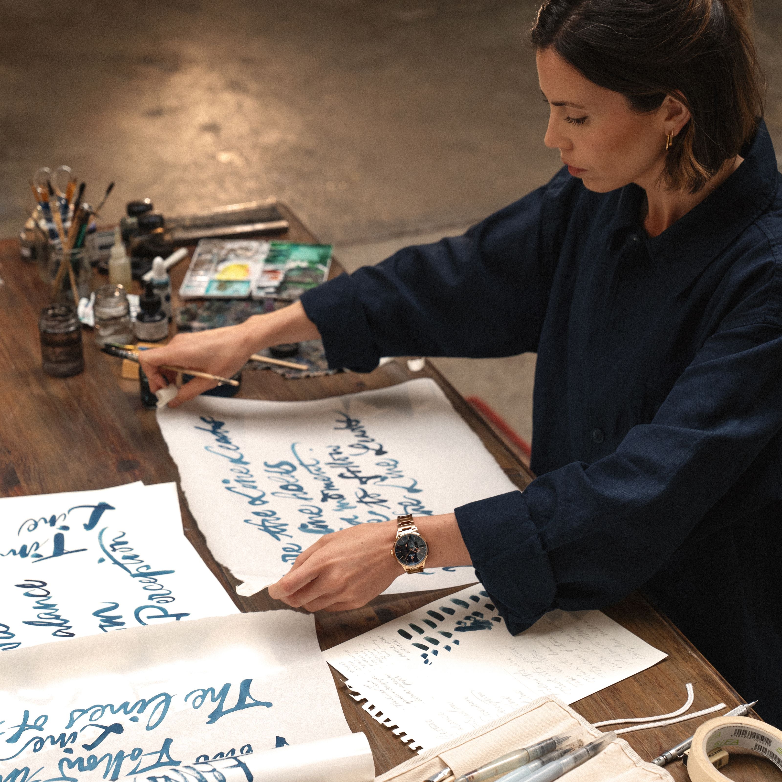 Follow the line : quand l'art du geste rencontre le temps vécu avec Gina Serret