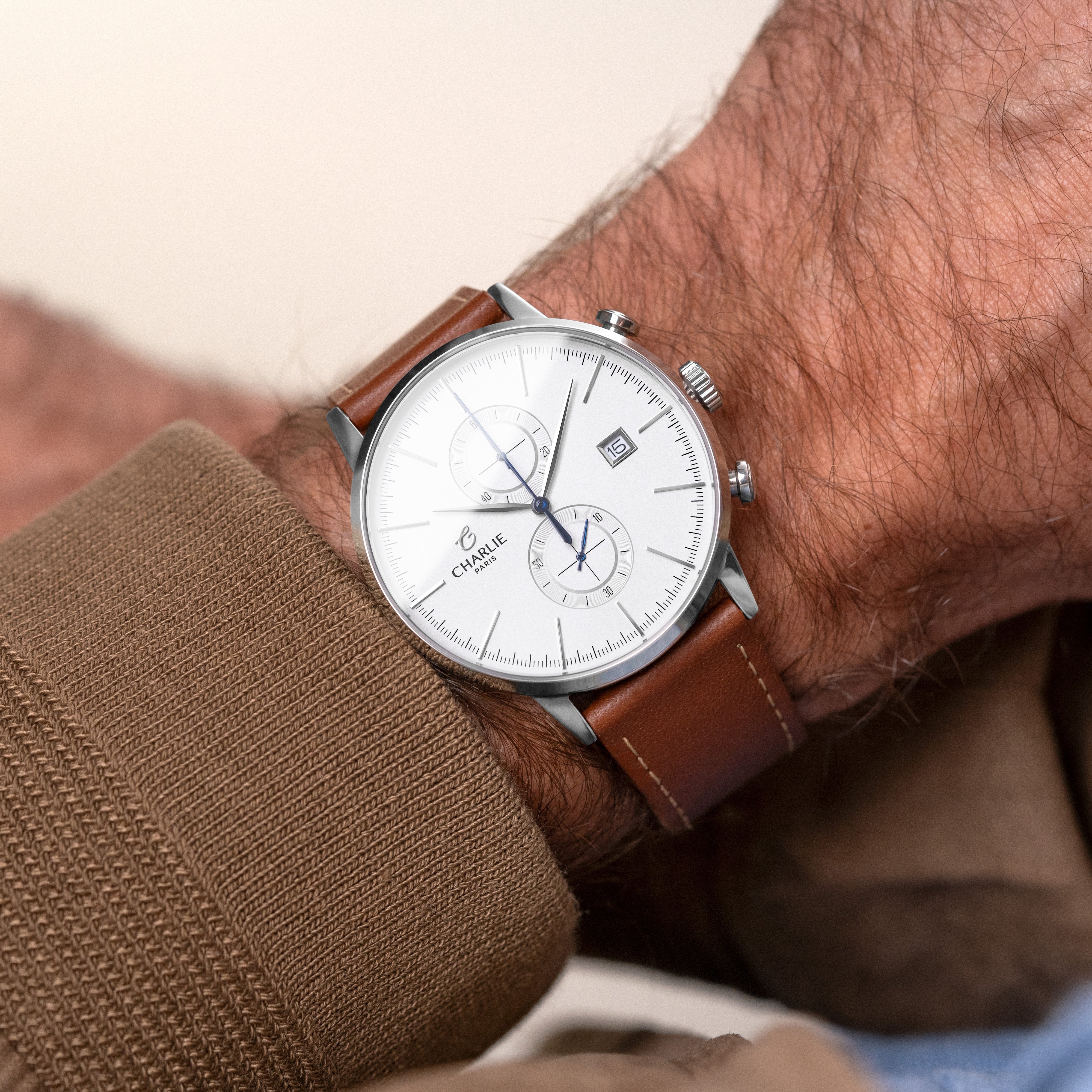 Horizon chronographe Blanc