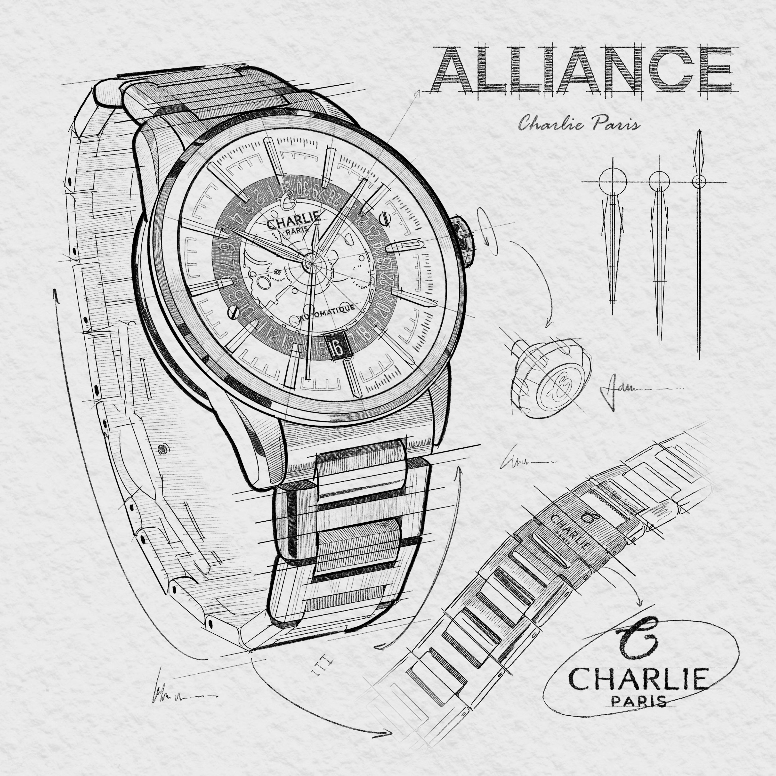 ALLIANCE - Saffier - Wit