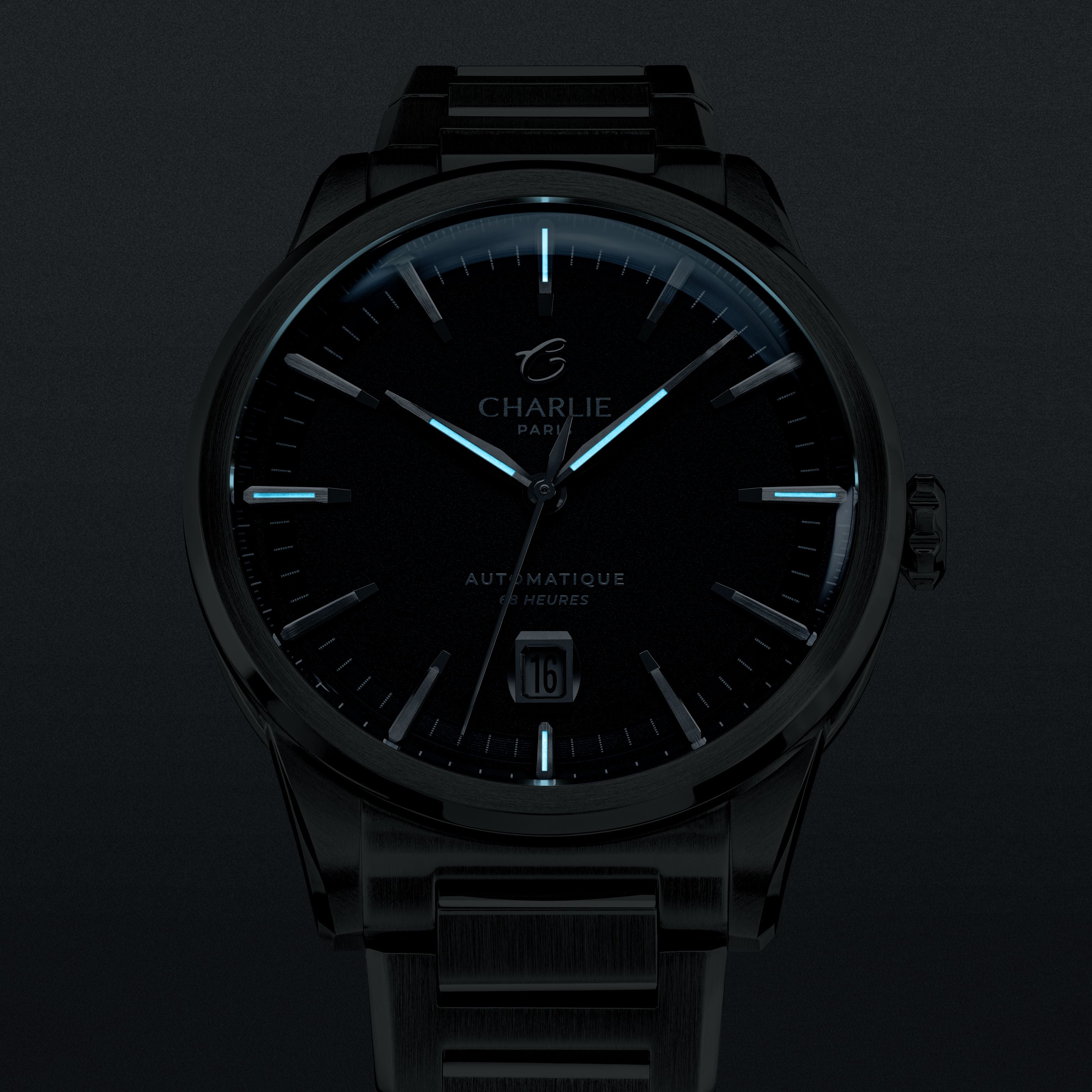 ALLIANCE - Automatique 68H - Bleu Montres CHARLIE
