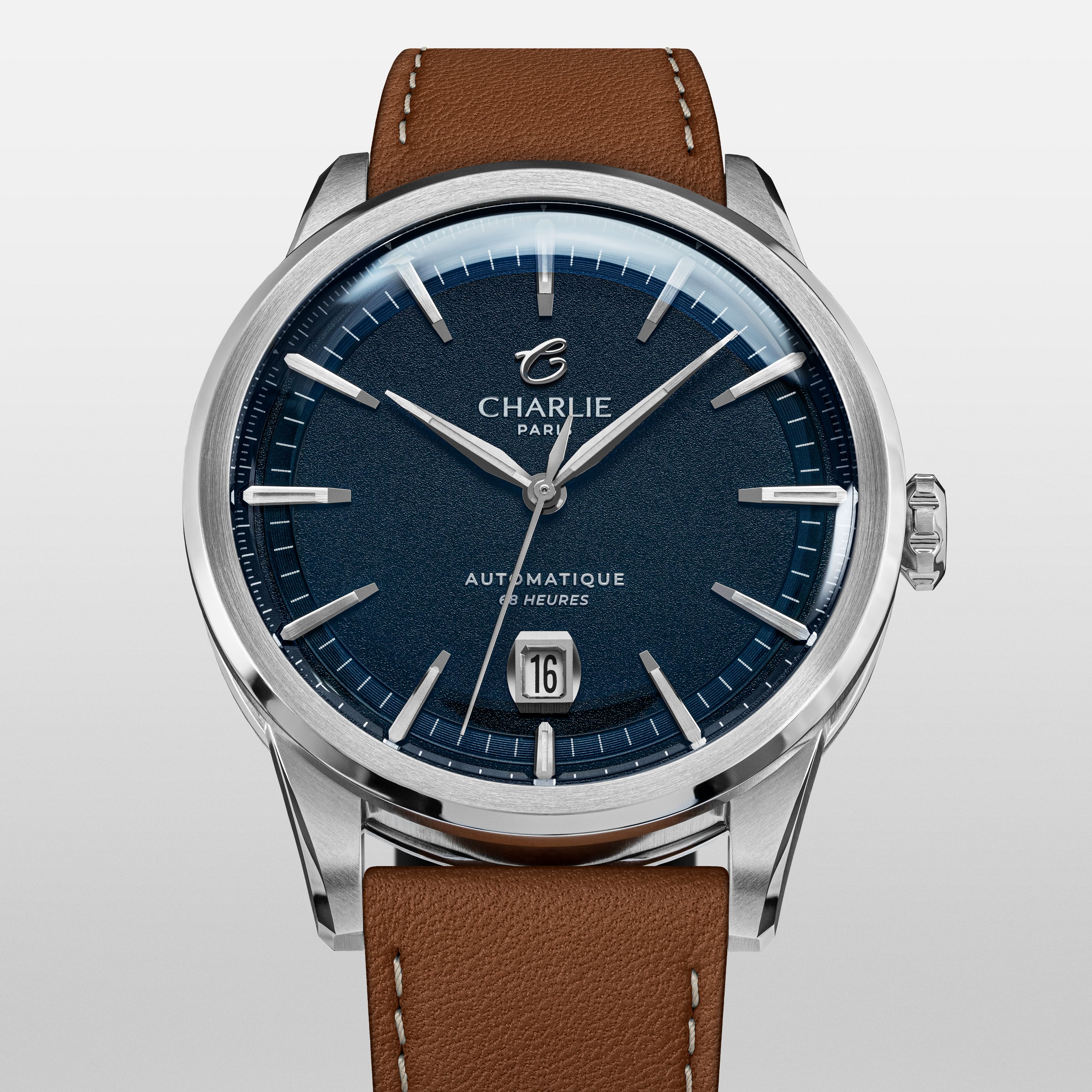 ALLIANCE - Automatique 68H - Bleu Montres CHARLIE