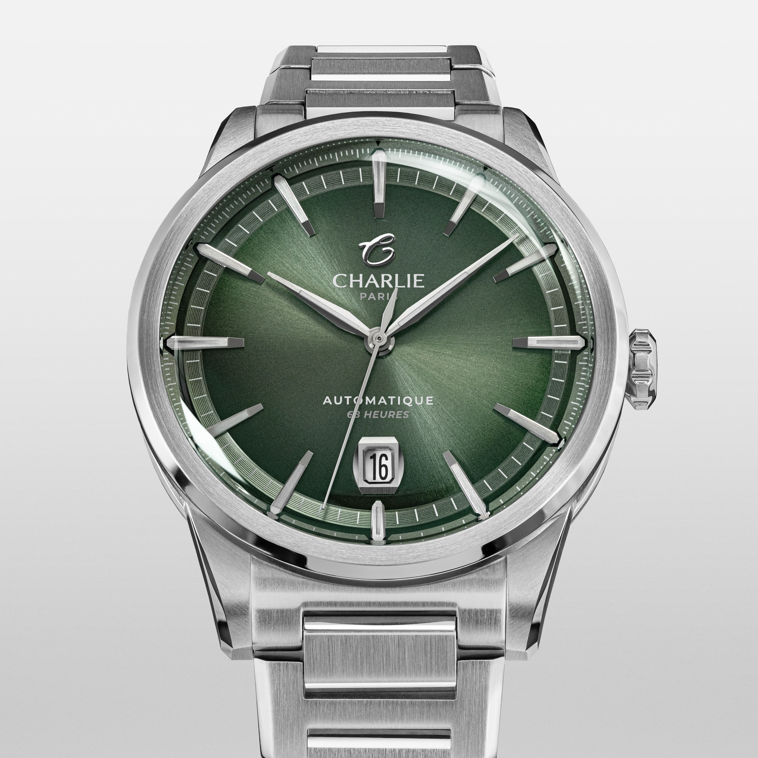 ALLIANCE - Automatique 68H - Sauge Montres CHARLIE