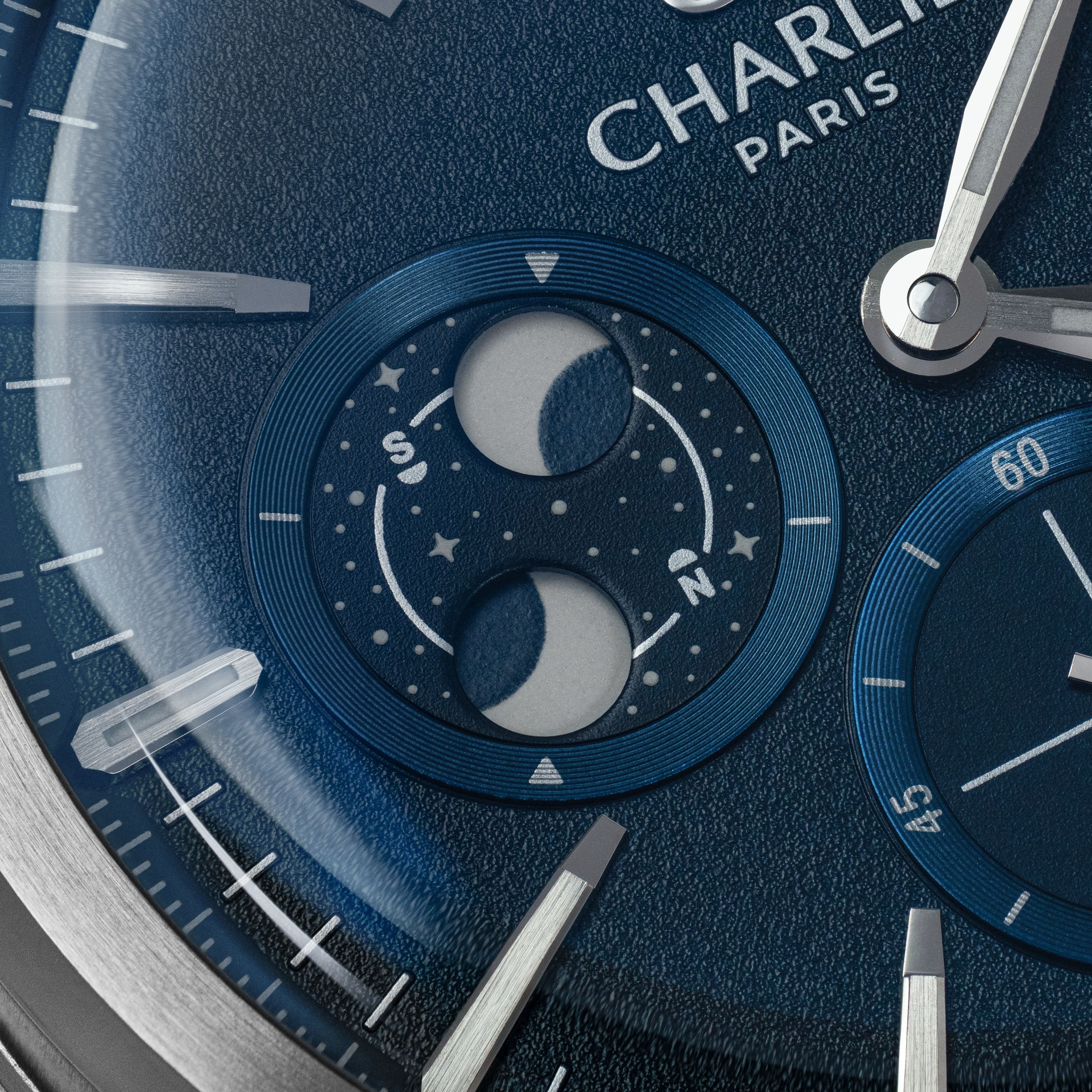 ALLIANCE - Automatique phase de lune - Bleu Montres CHARLIE