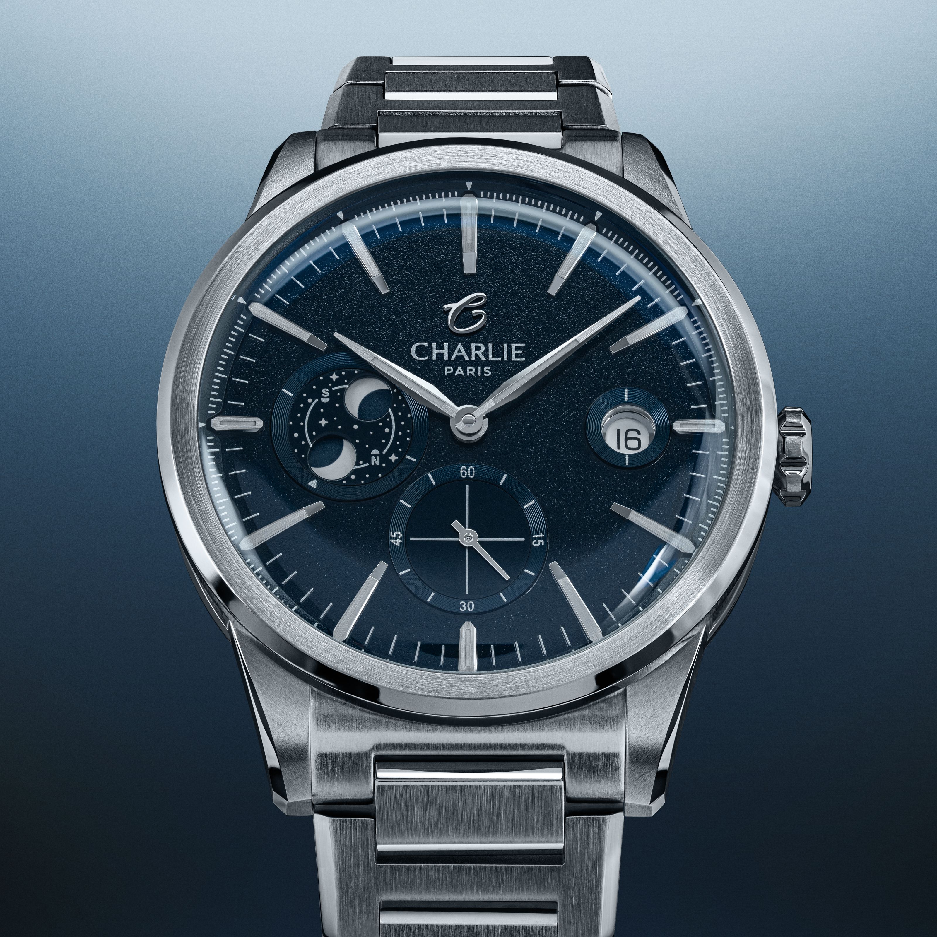 ALLIANCE - Phase de lune perpétuelle - Bleu
