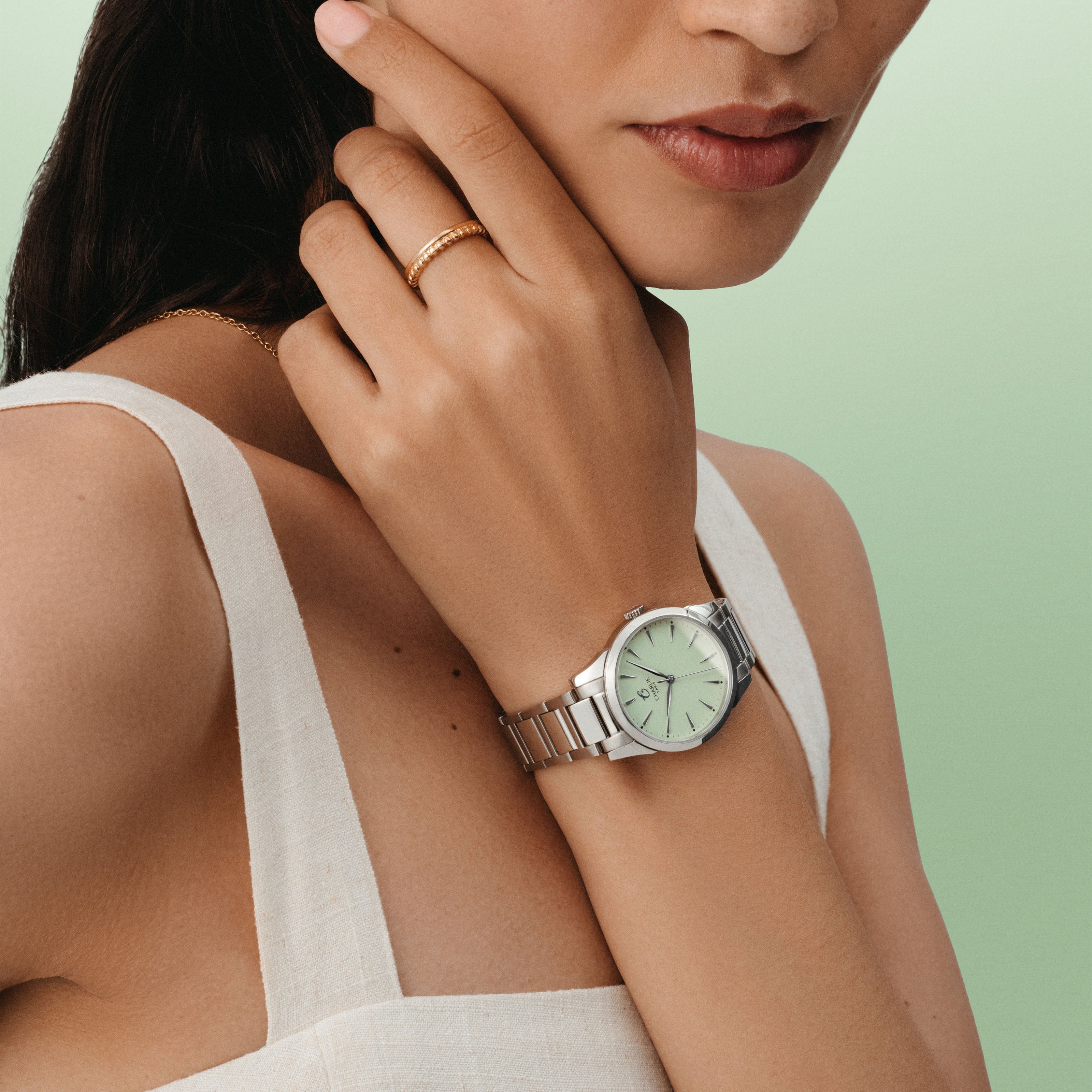 AURORE - Quartz - Pistache Montres CHARLIE