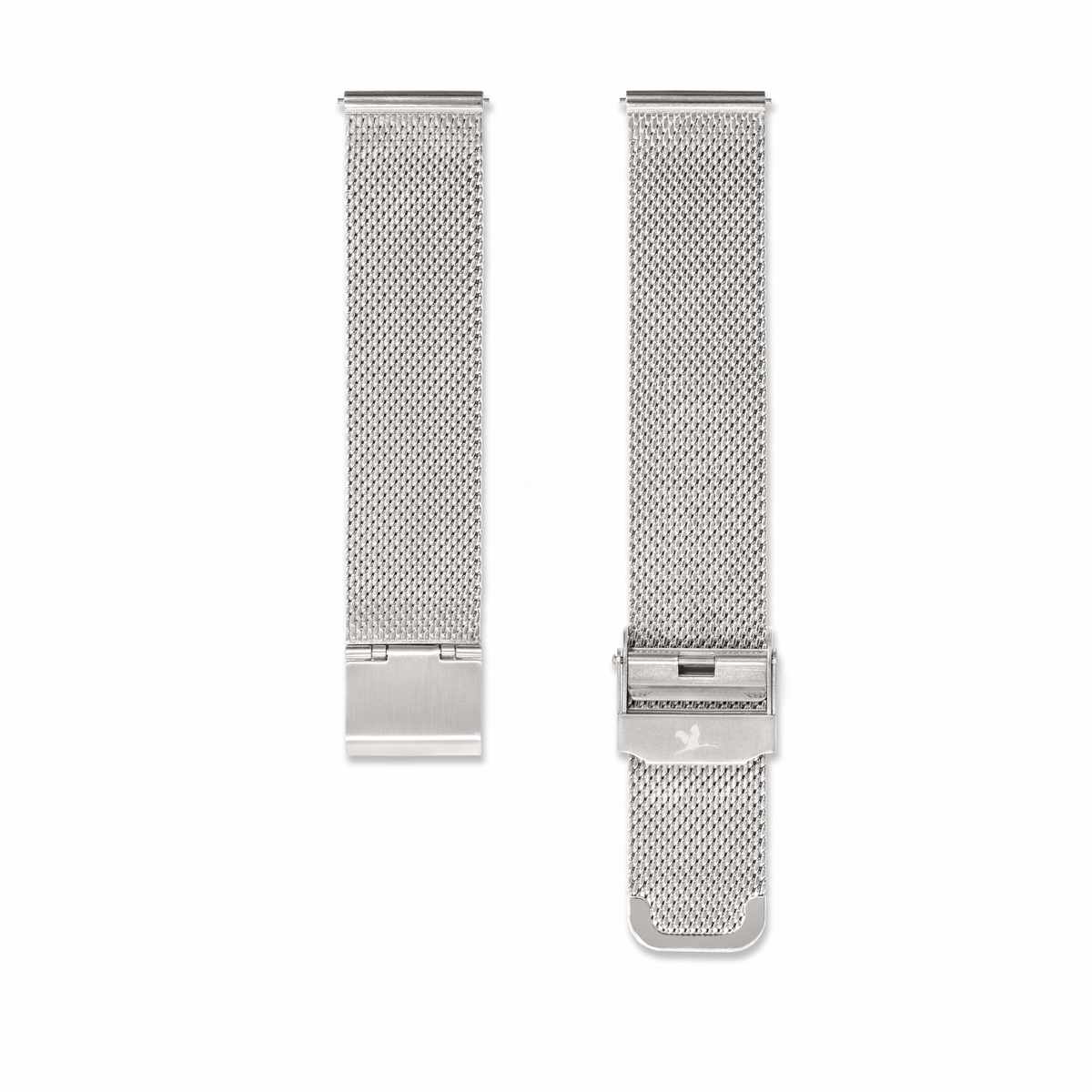 Steel Milanese mesh strap 18mm