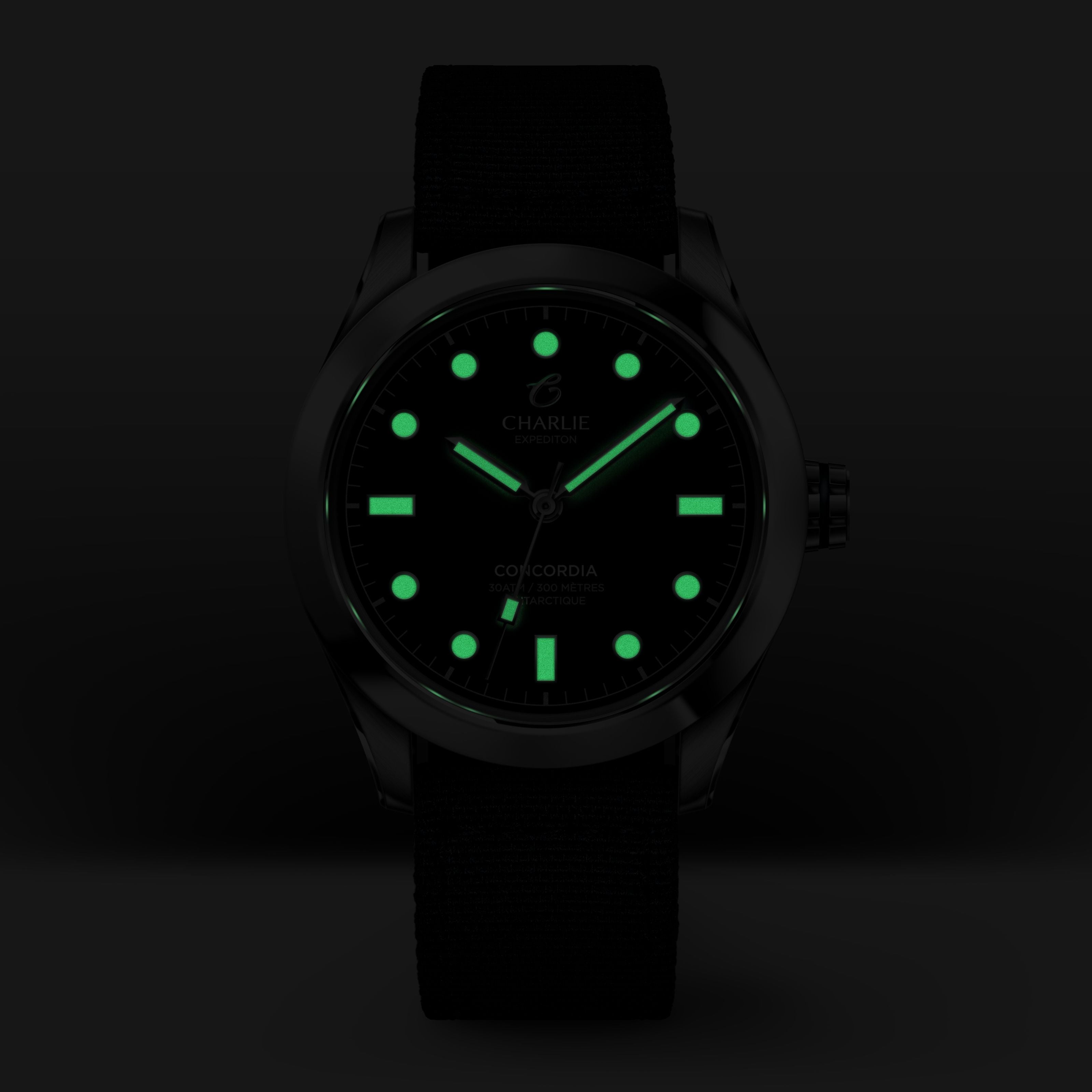 CONCORDIA - Quartz - Bleu Antarctique Montres CHARLIE