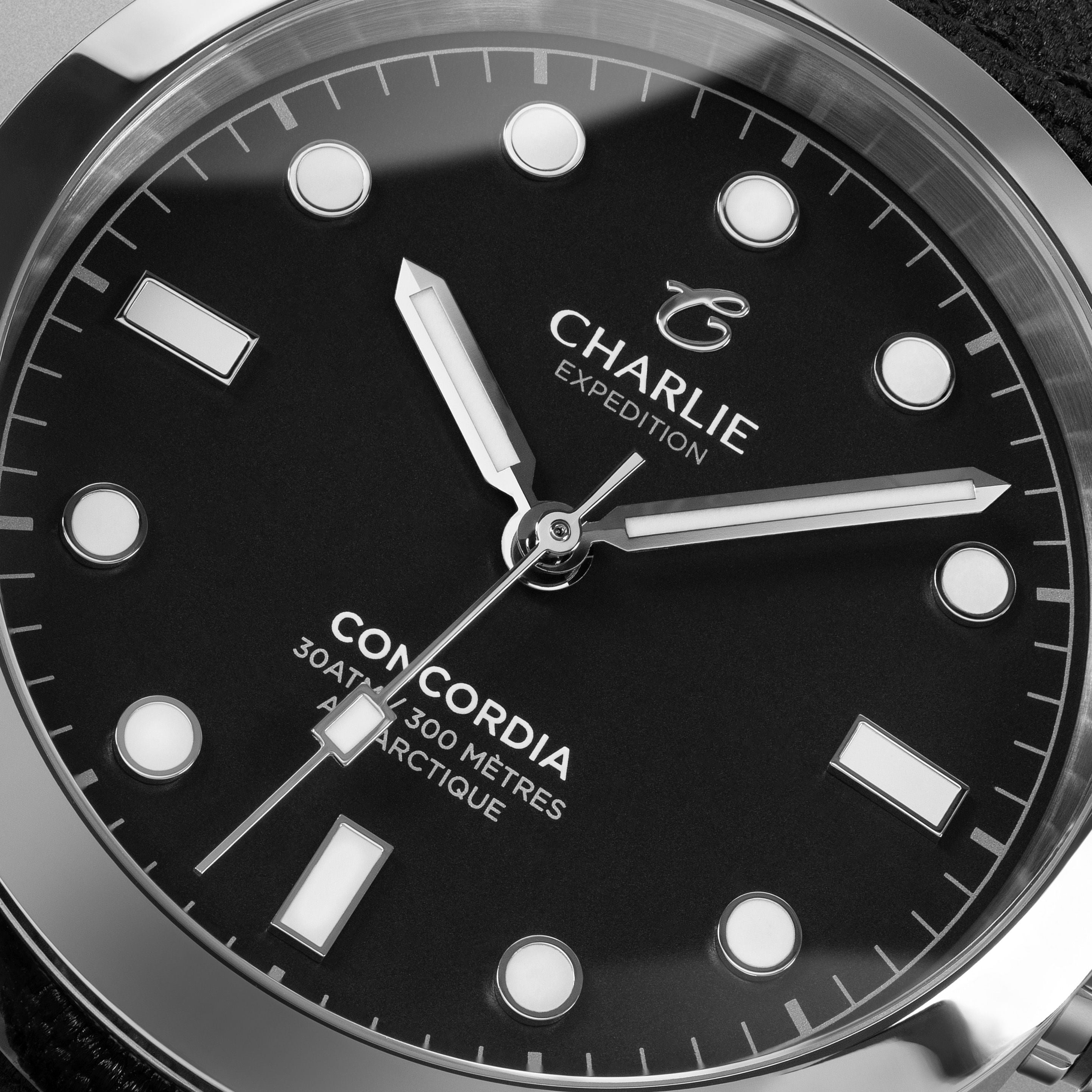 CONCORDIA - Quartz - Noir Montres CHARLIE
