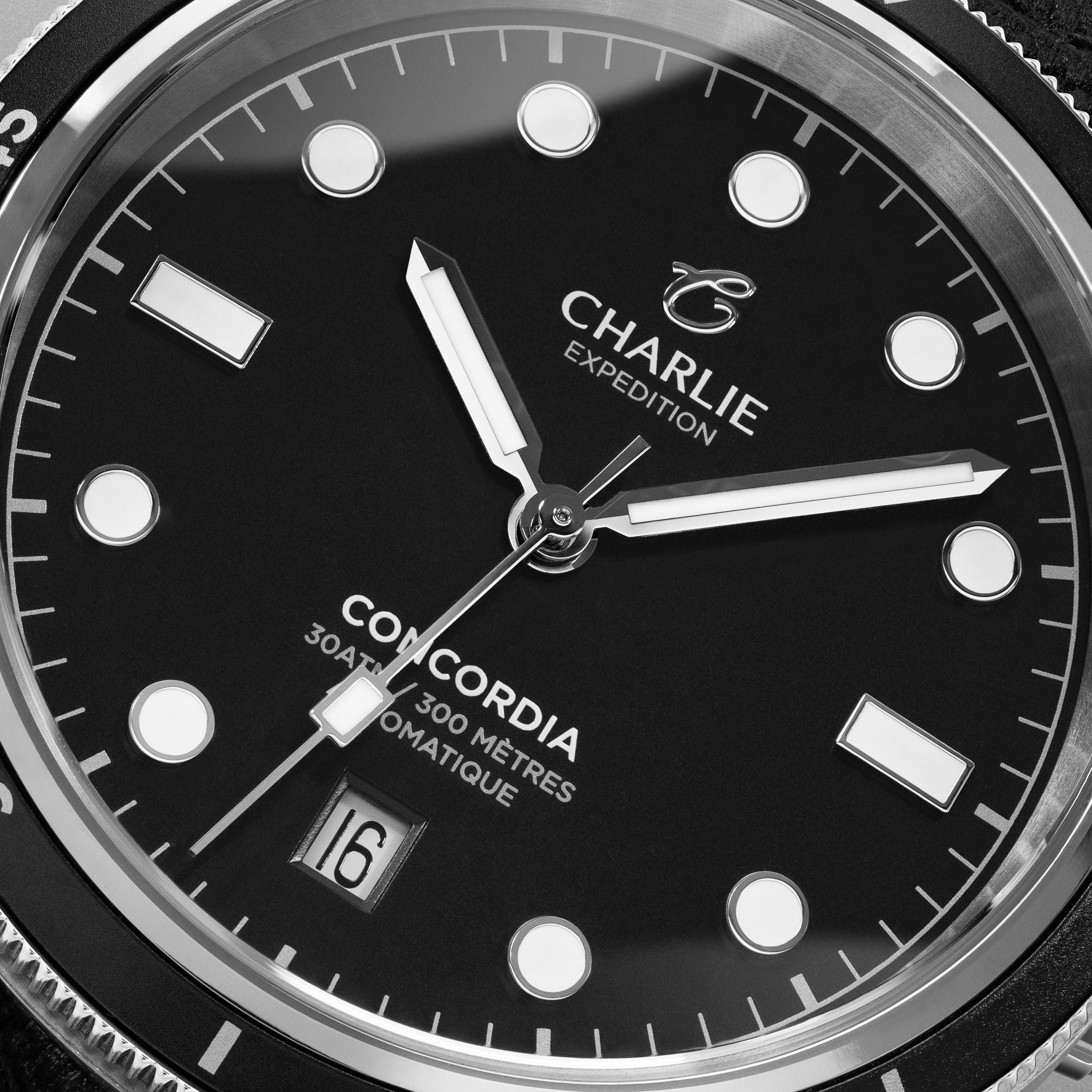 CONCORDIA - Automatique - Noir Montres CHARLIE