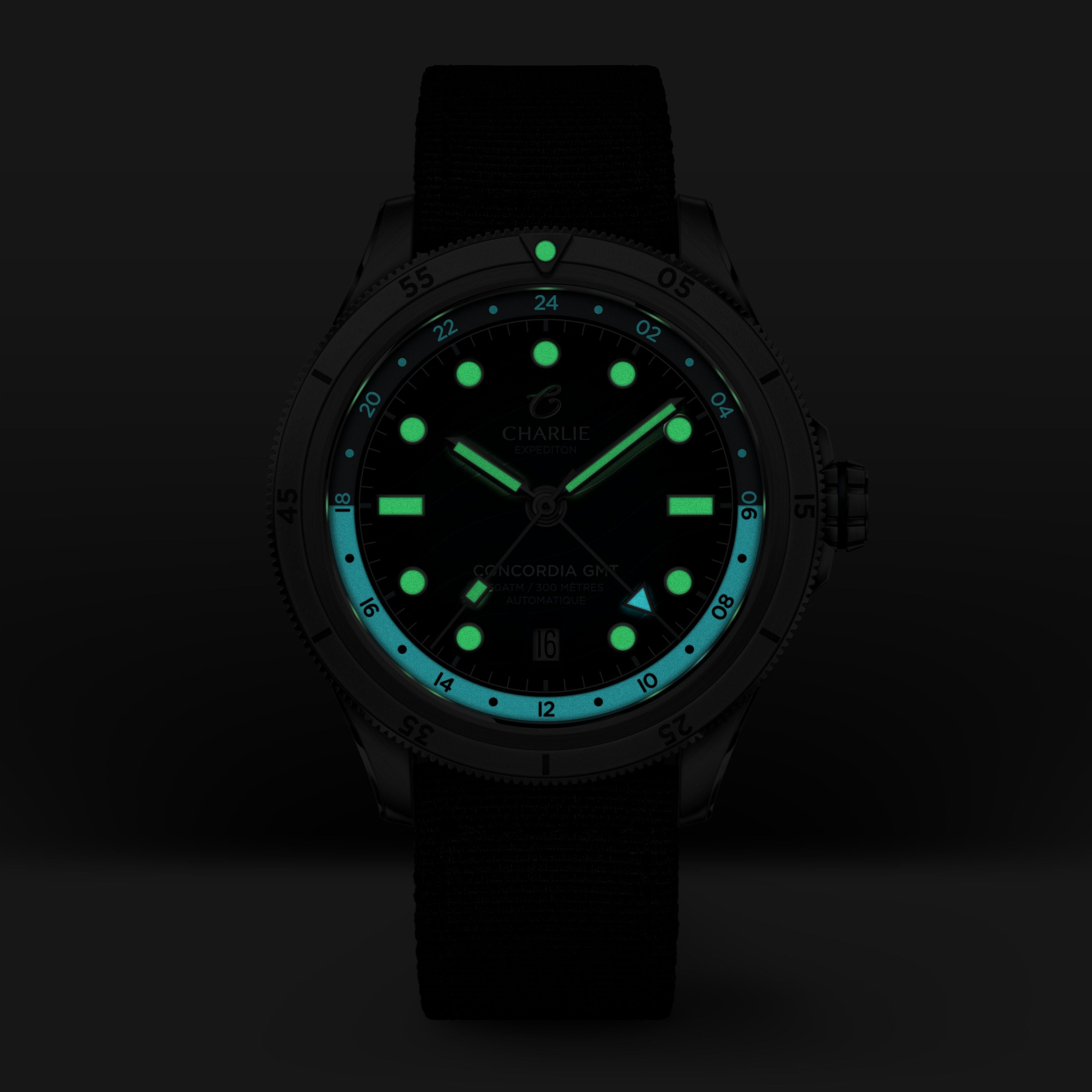 CONCORDIA - Automatique GMT - Nazaré Montres CHARLIE