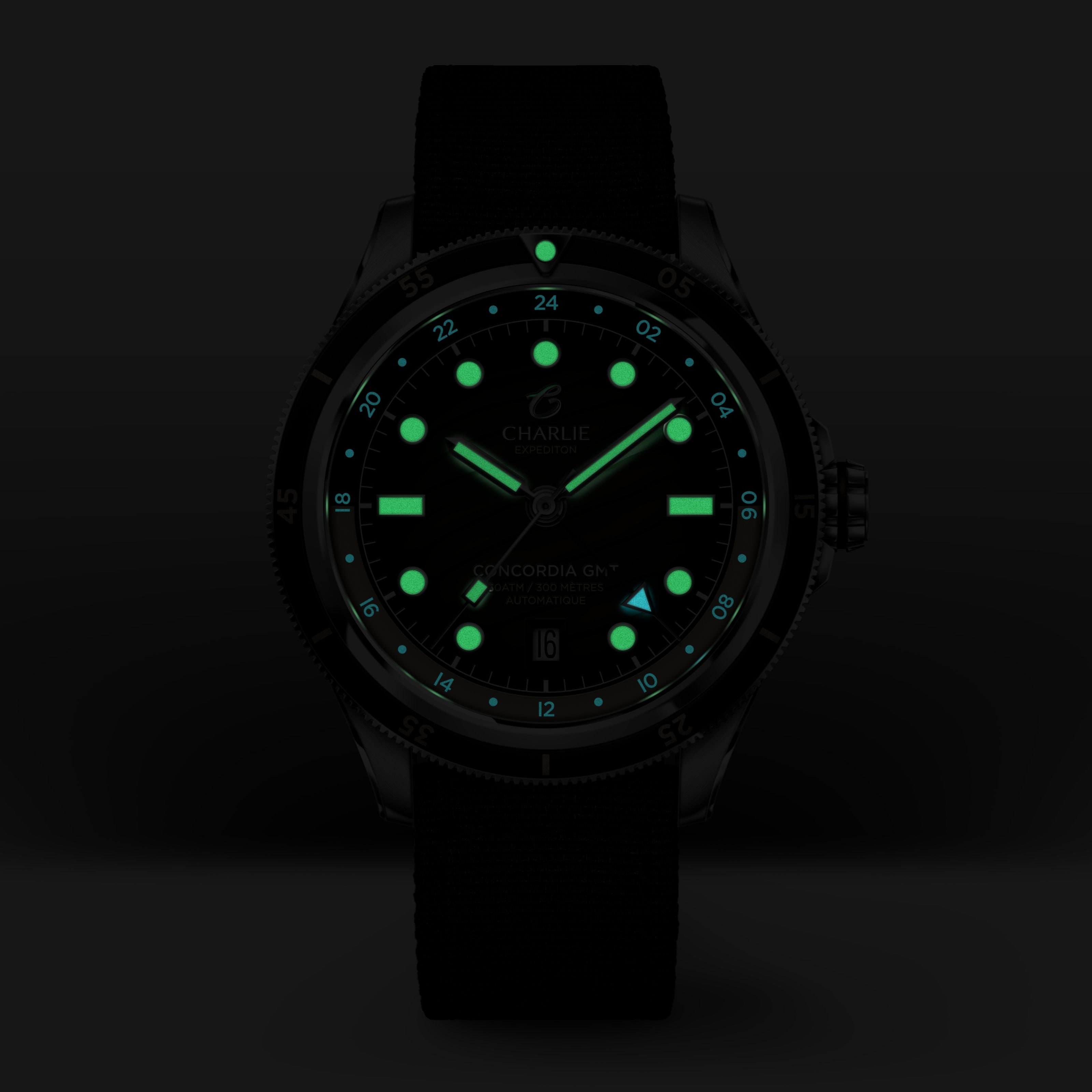 CONCORDIA - Automatique GMT - Dune Montres CHARLIE