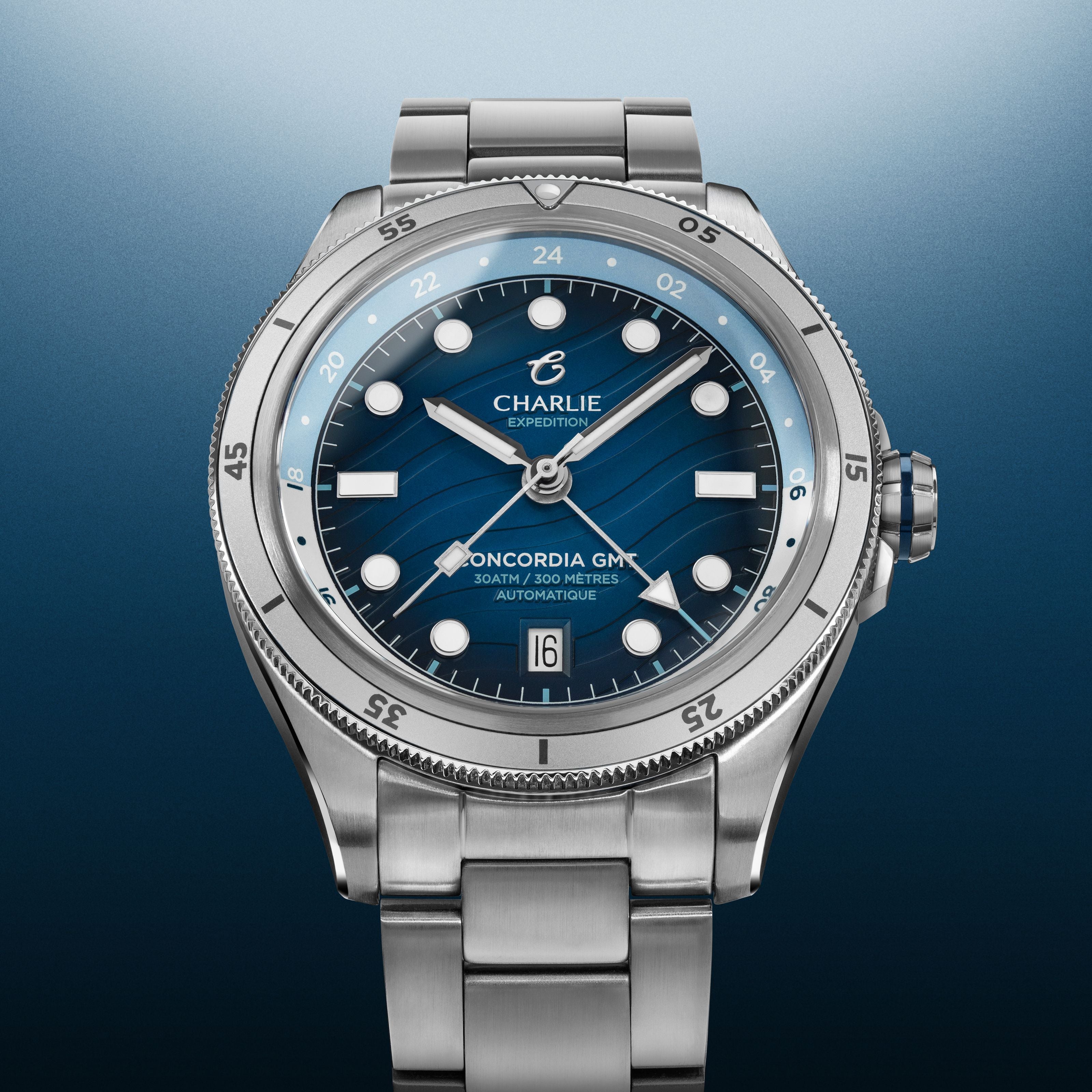 CONCORDIA - Automatique GMT - Nazaré Montres CHARLIE