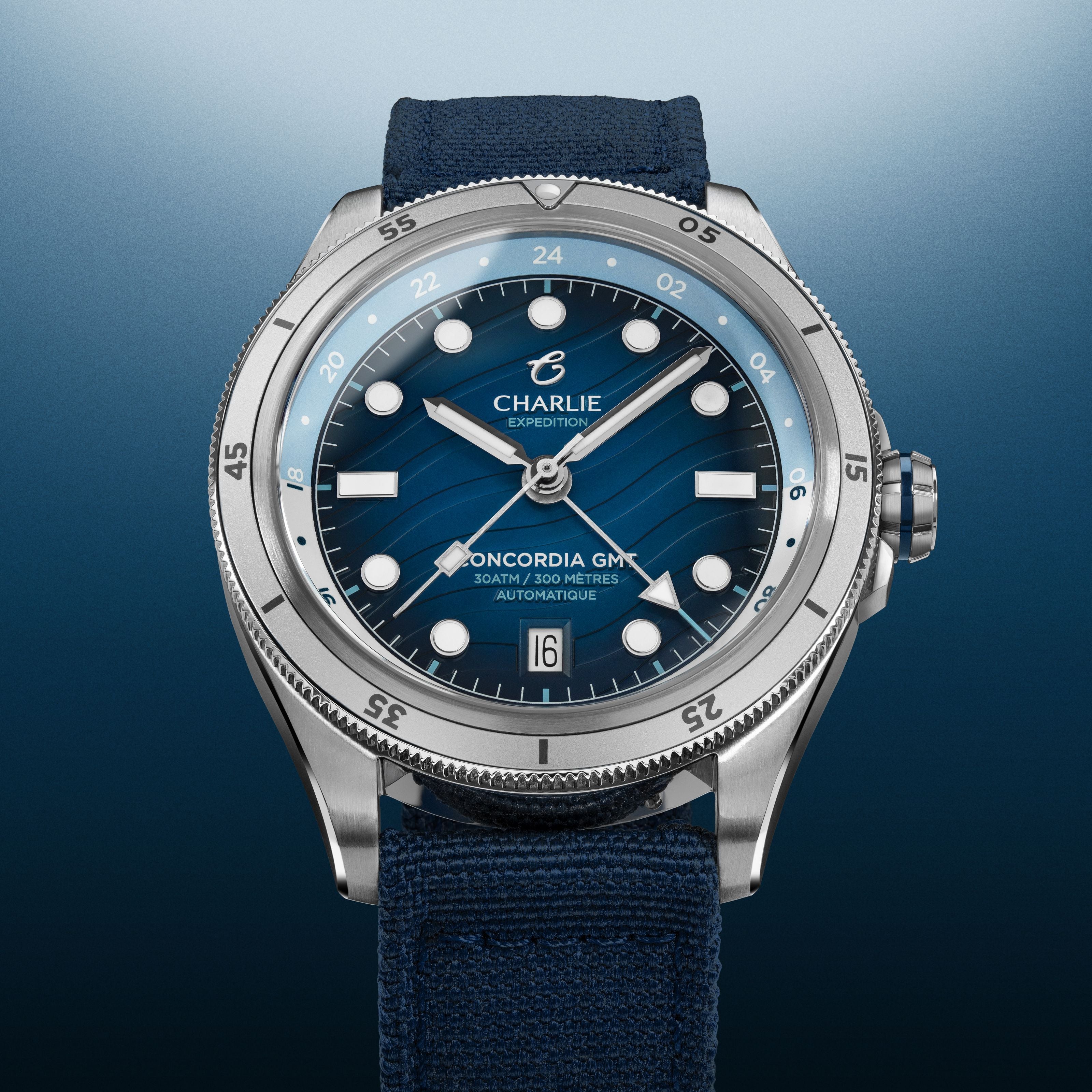 CONCORDIA - Automatique GMT - Nazaré Montres CHARLIE