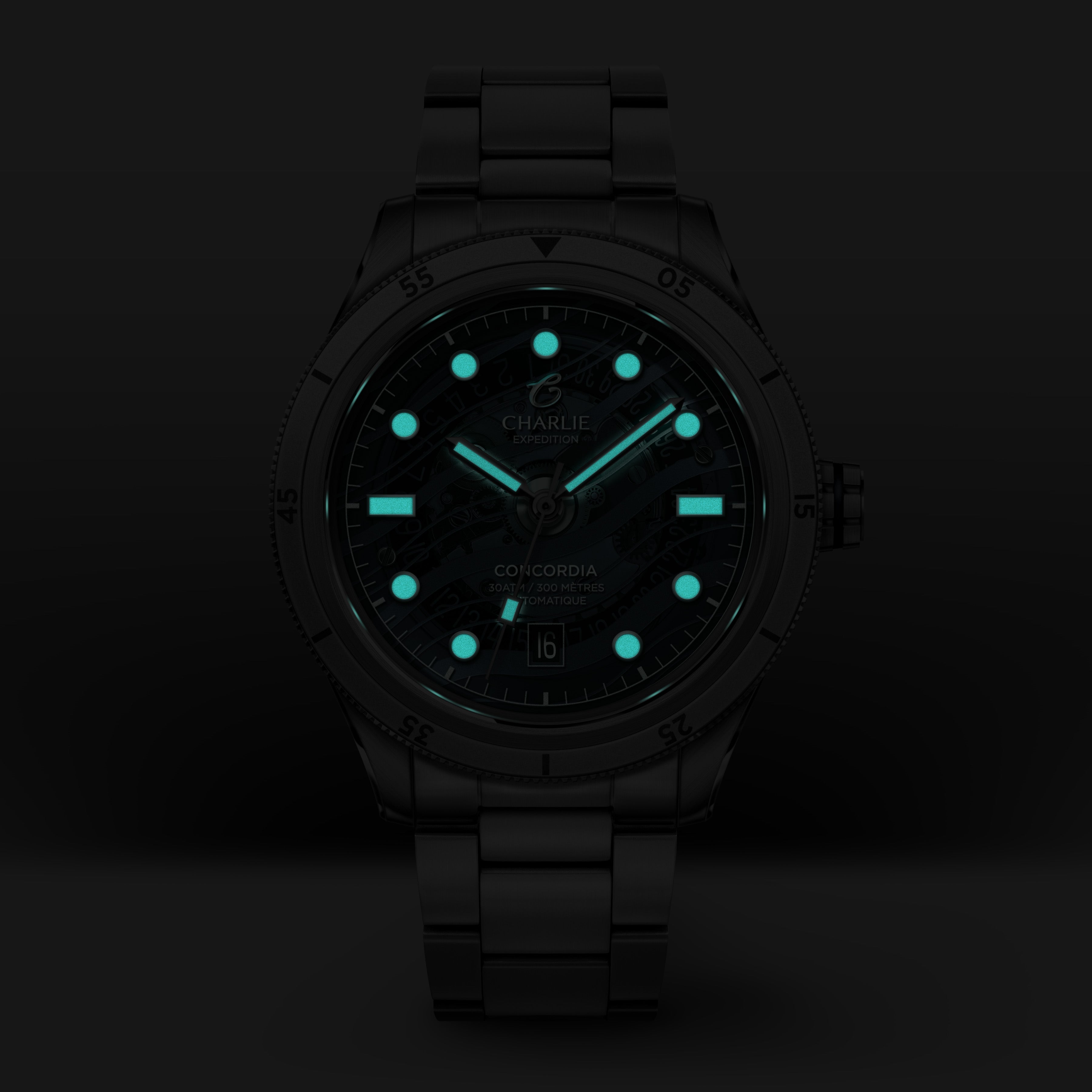 CONCORDIA - Automatique Saphir - Nazaré Montres CHARLIE