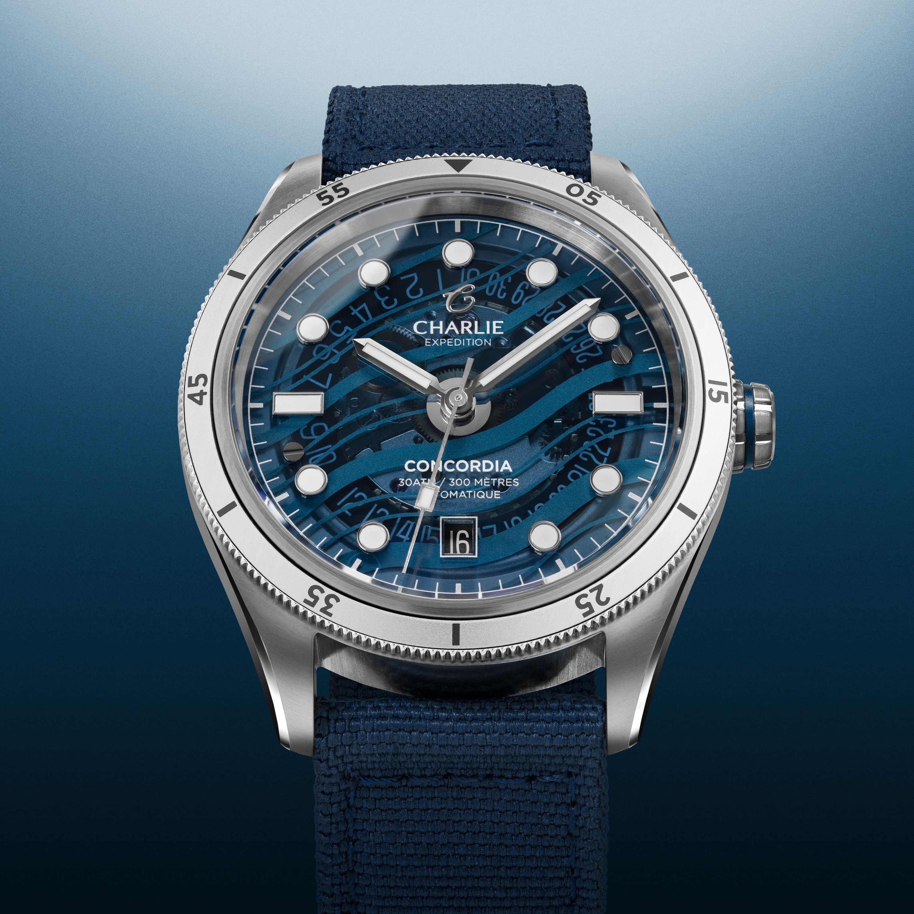 CONCORDIA - Automatique Saphir - Nazaré Montres CHARLIE