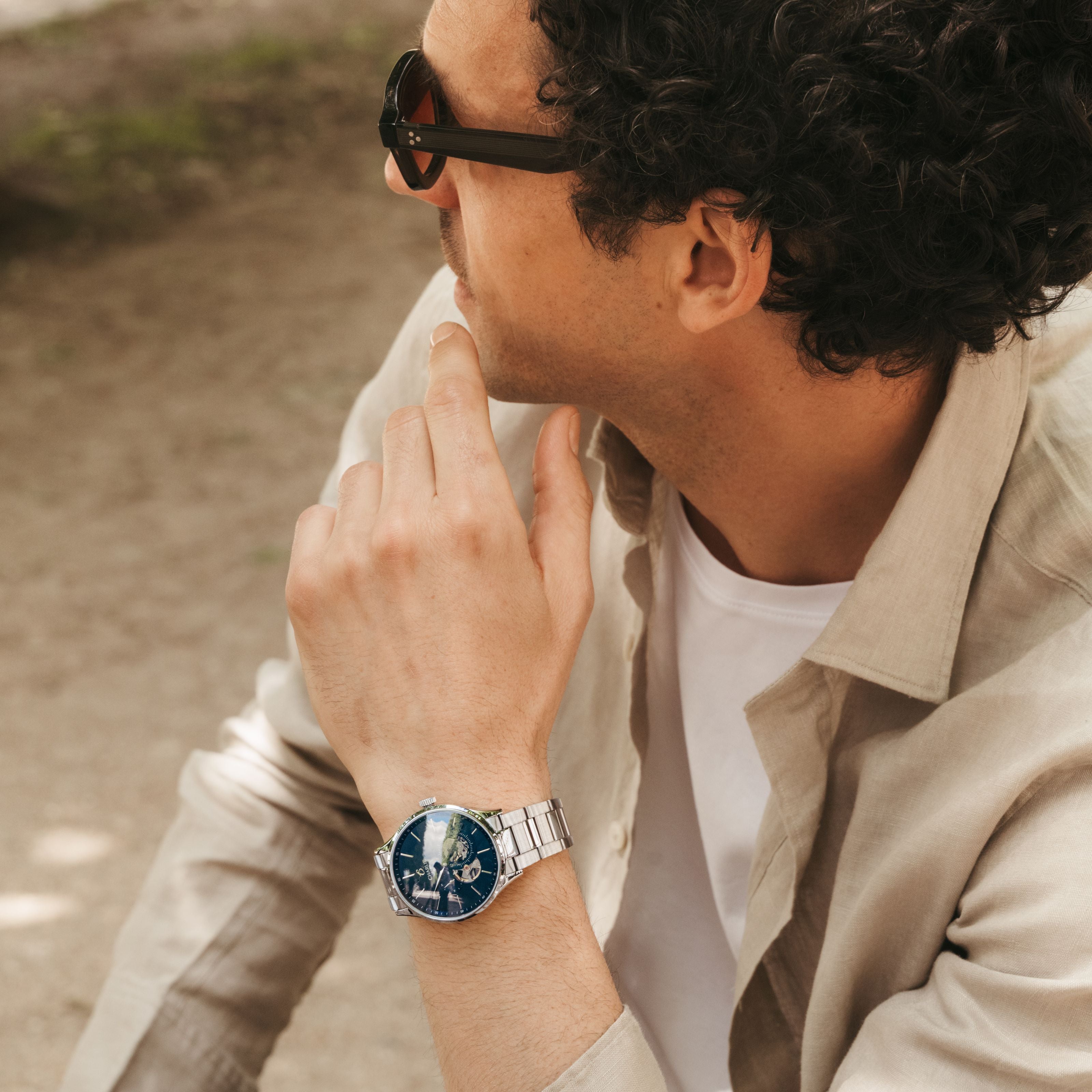 INITIAL - Open Heart - Blue