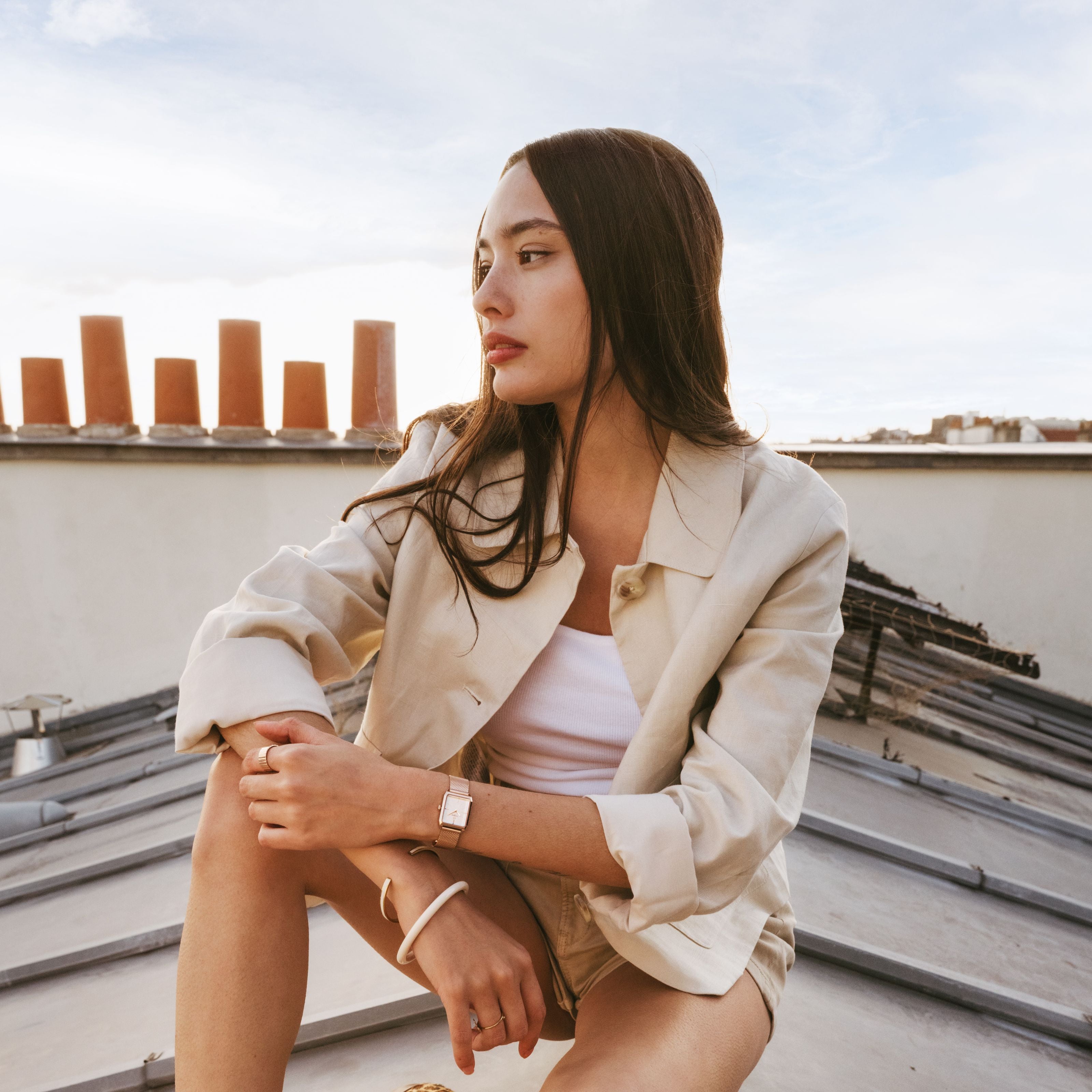 MONCEAU - Doré rose