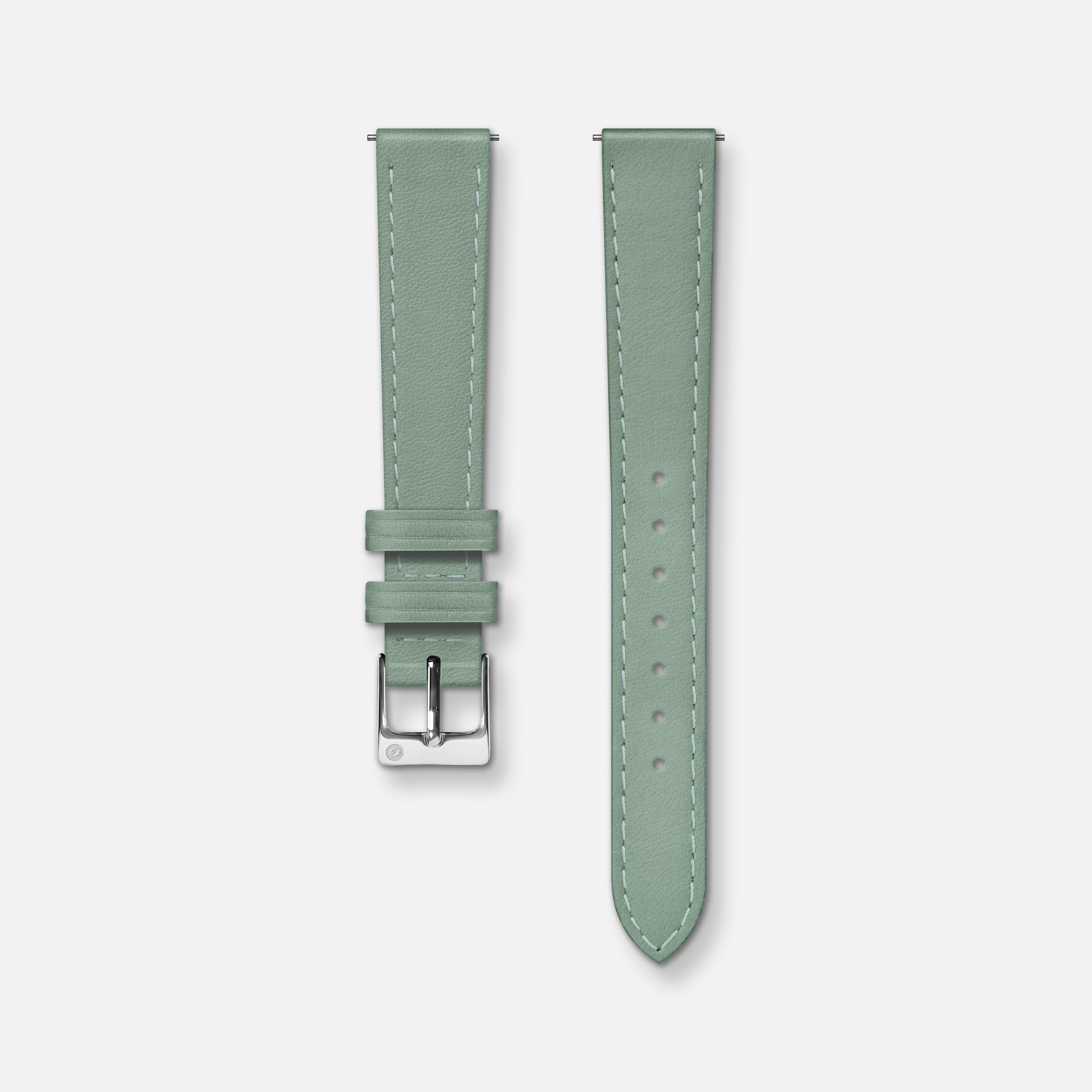Sage leather strap 14mm