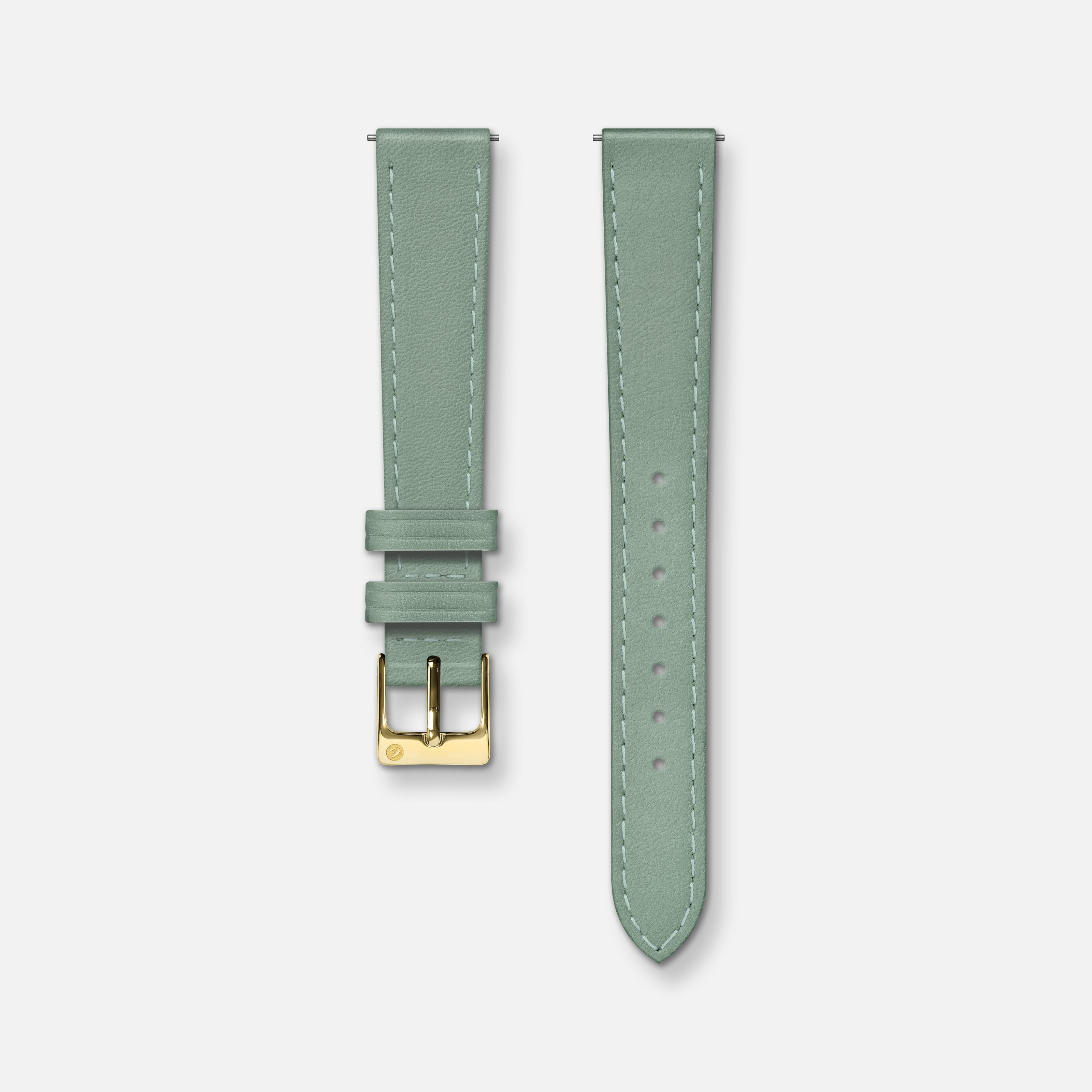Sage leather strap 14mm