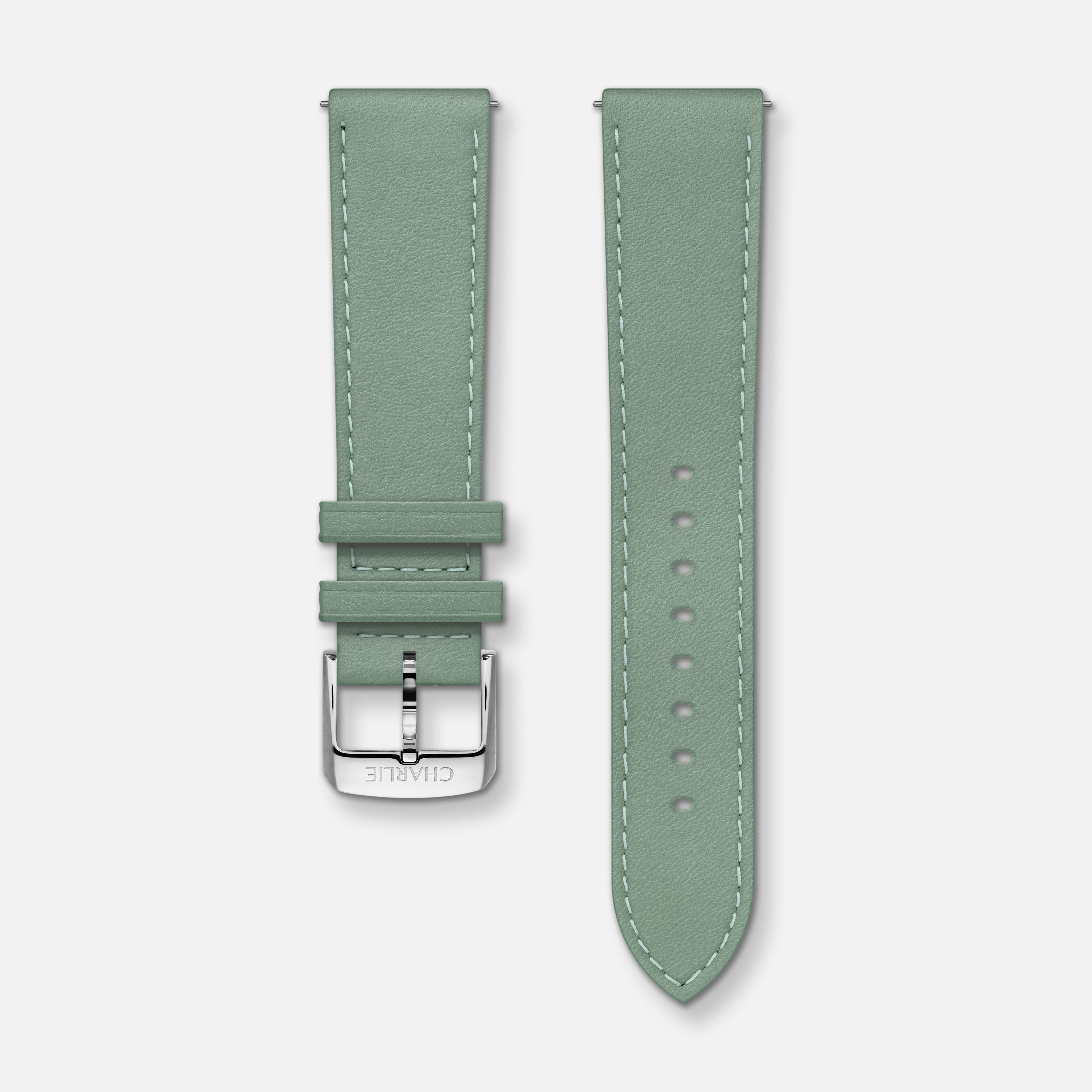 Bracelet cuir sauge 20mm