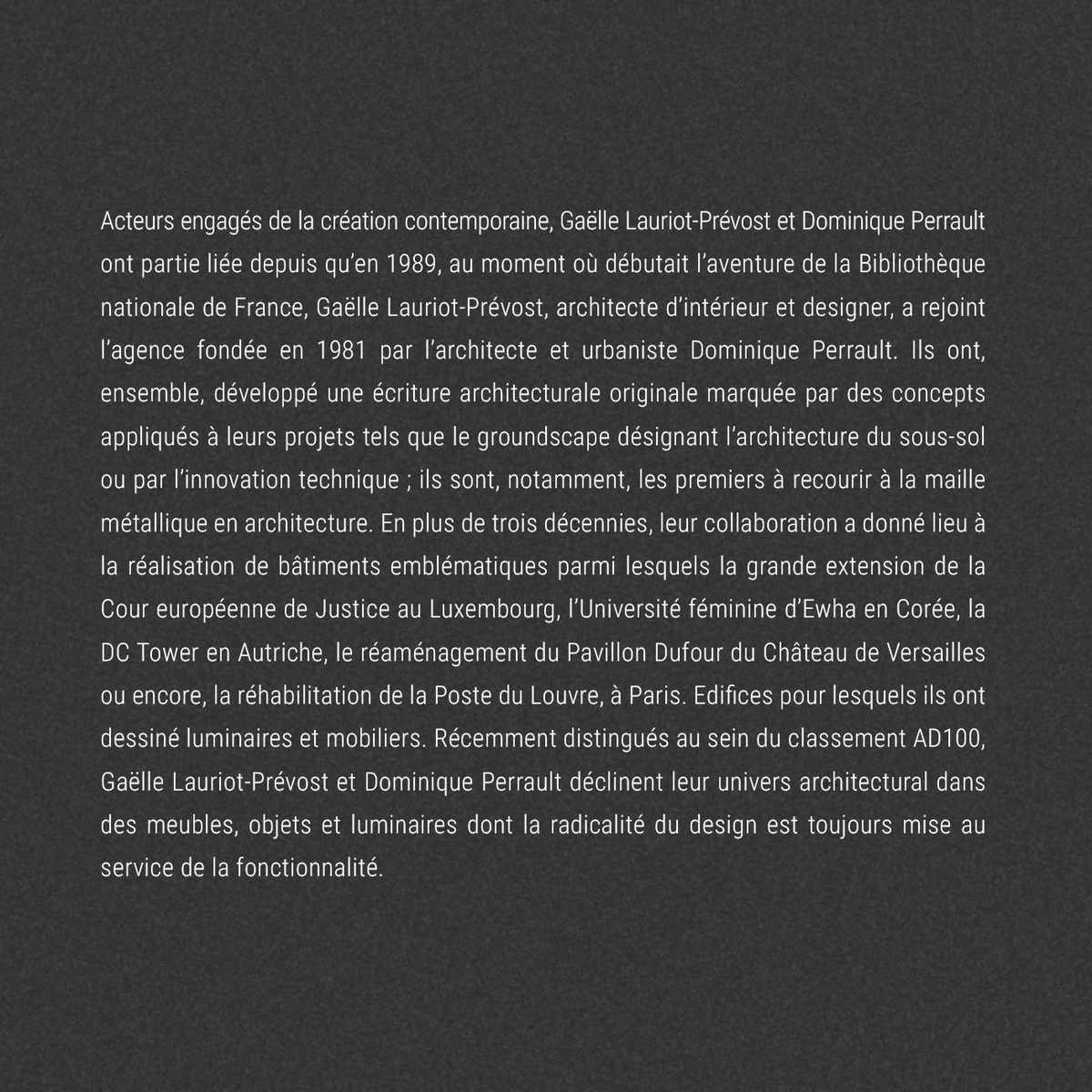 L'Heure Miroir par Dominique Perrault Architecture Montres CHARLIE