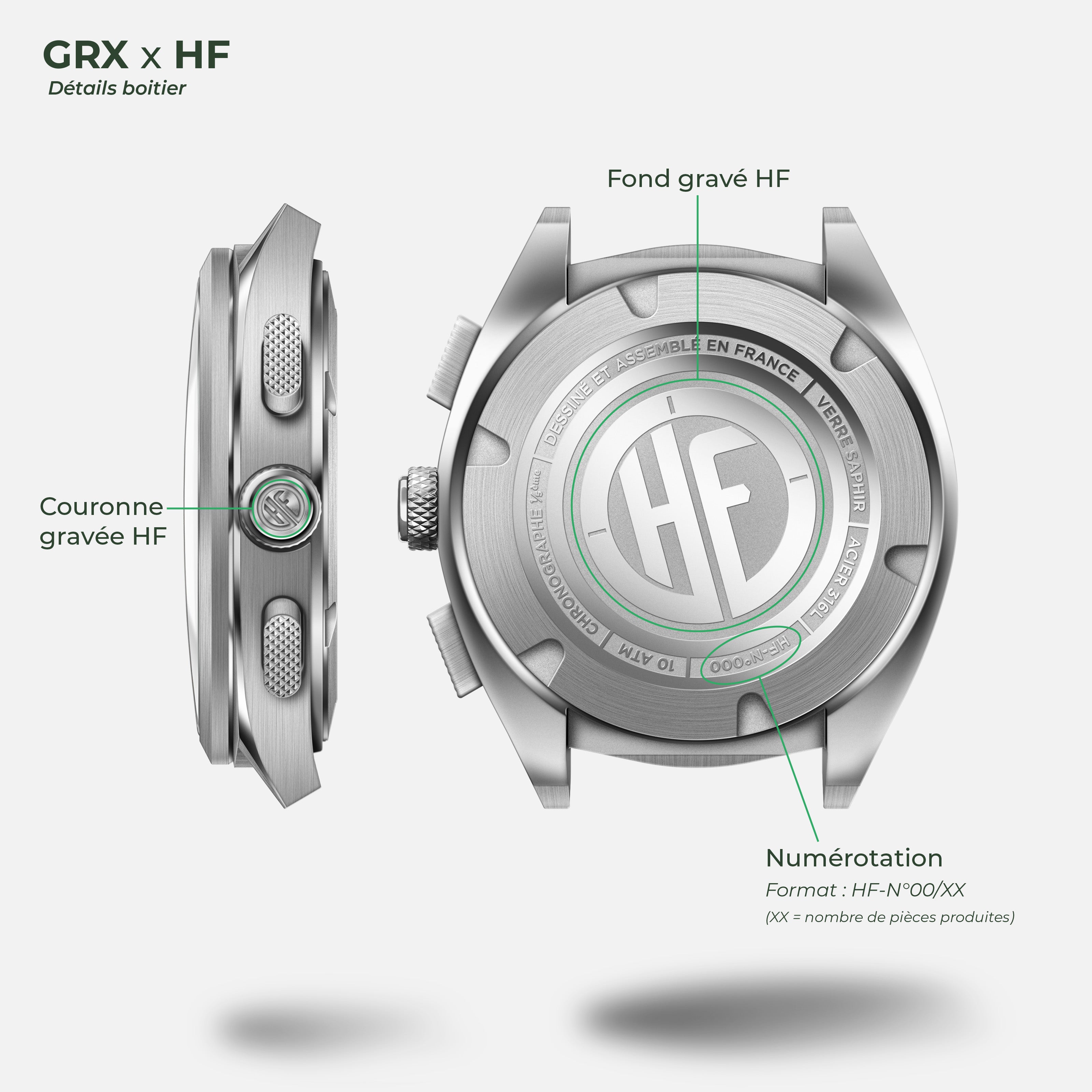GRX - HF "SALVIA" Montres CHARLIE