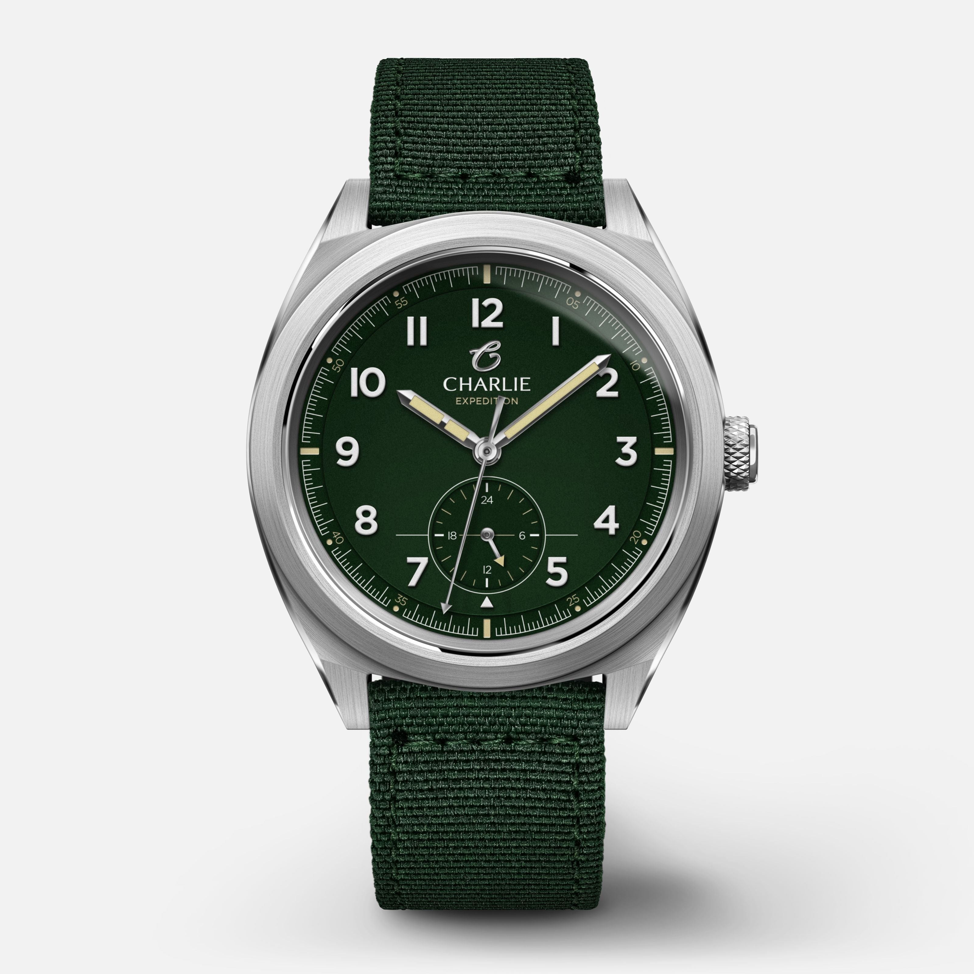 GR - Quartz 24h - Vert Montres CHARLIE Nylon vert