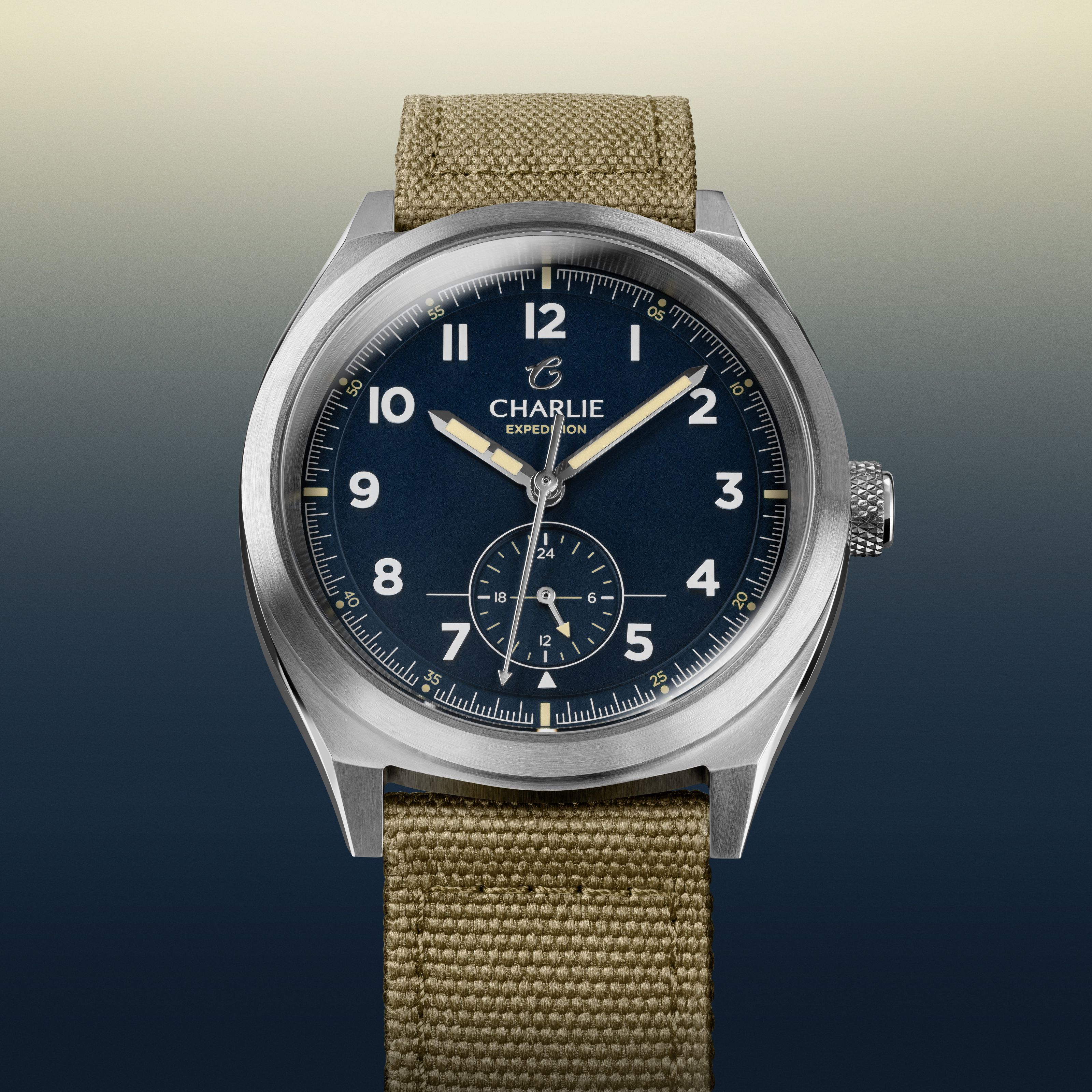 GR - Quartz 24h - Bleu Montres CHARLIE