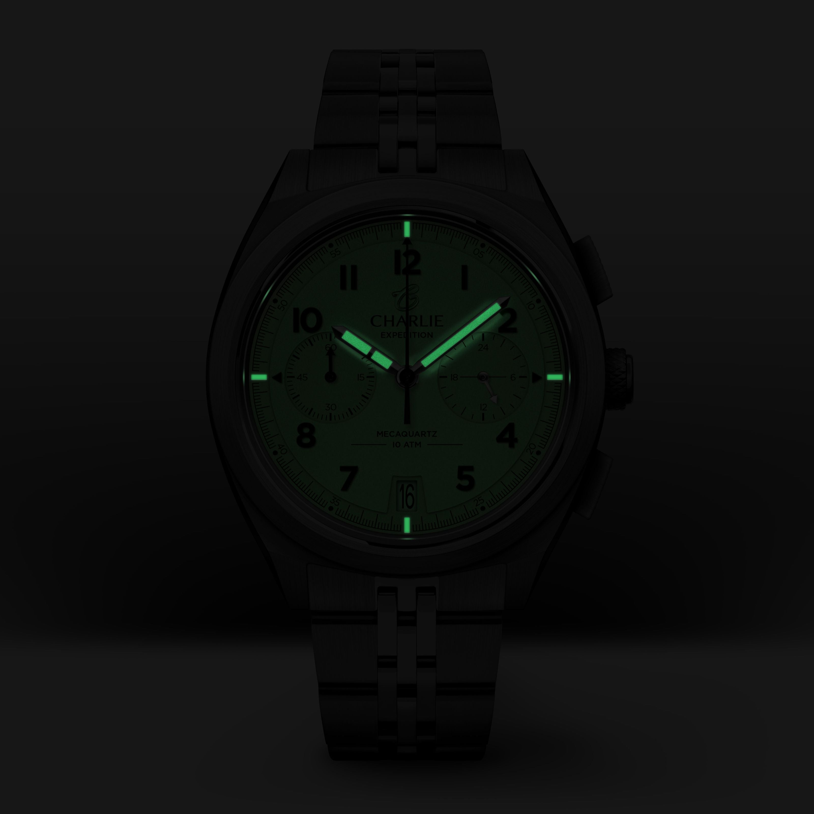 GR - Mecaquartz Chronographe - Bleu Montres CHARLIE