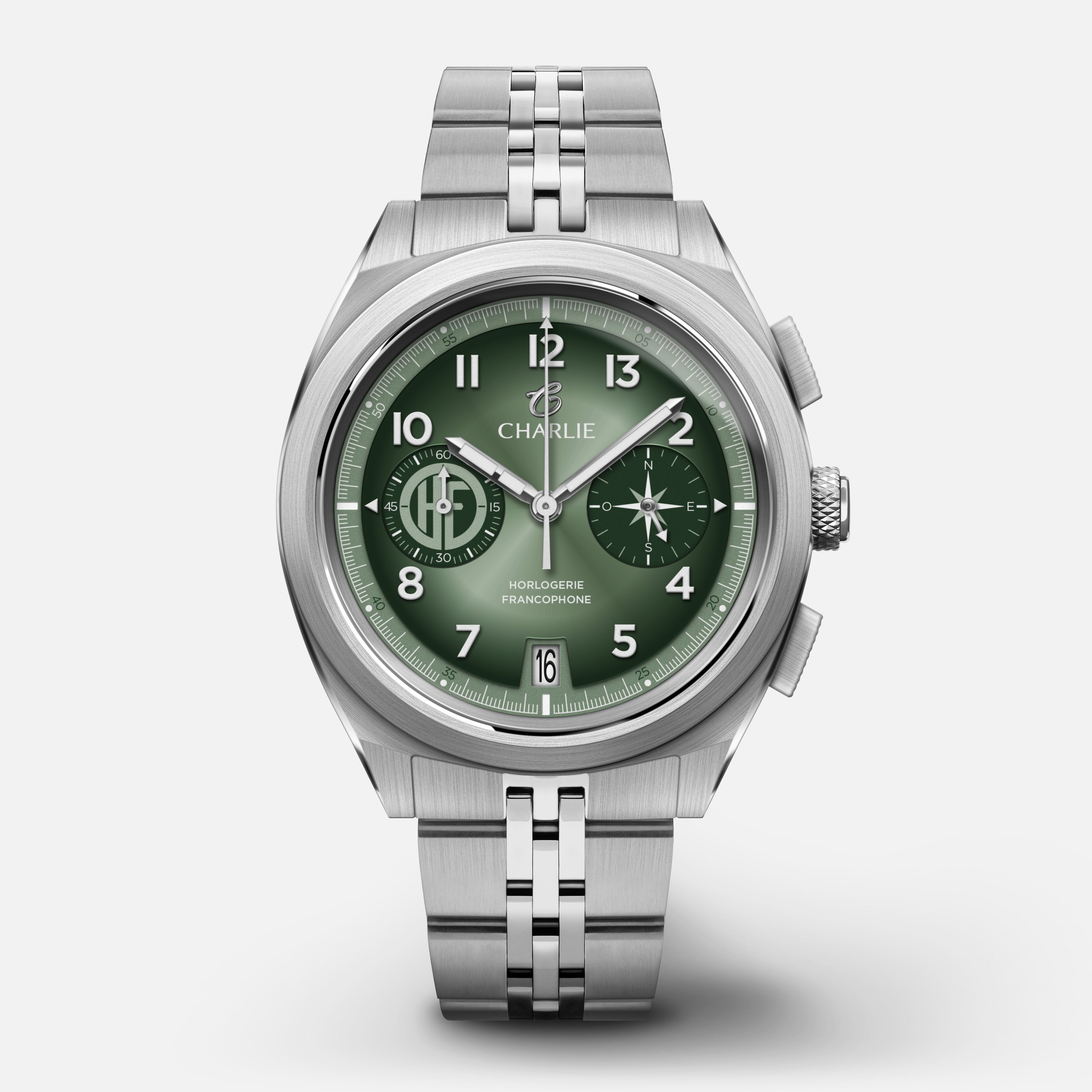 GRX - HF "SALVIA" Montres CHARLIE Acier 5 maillons