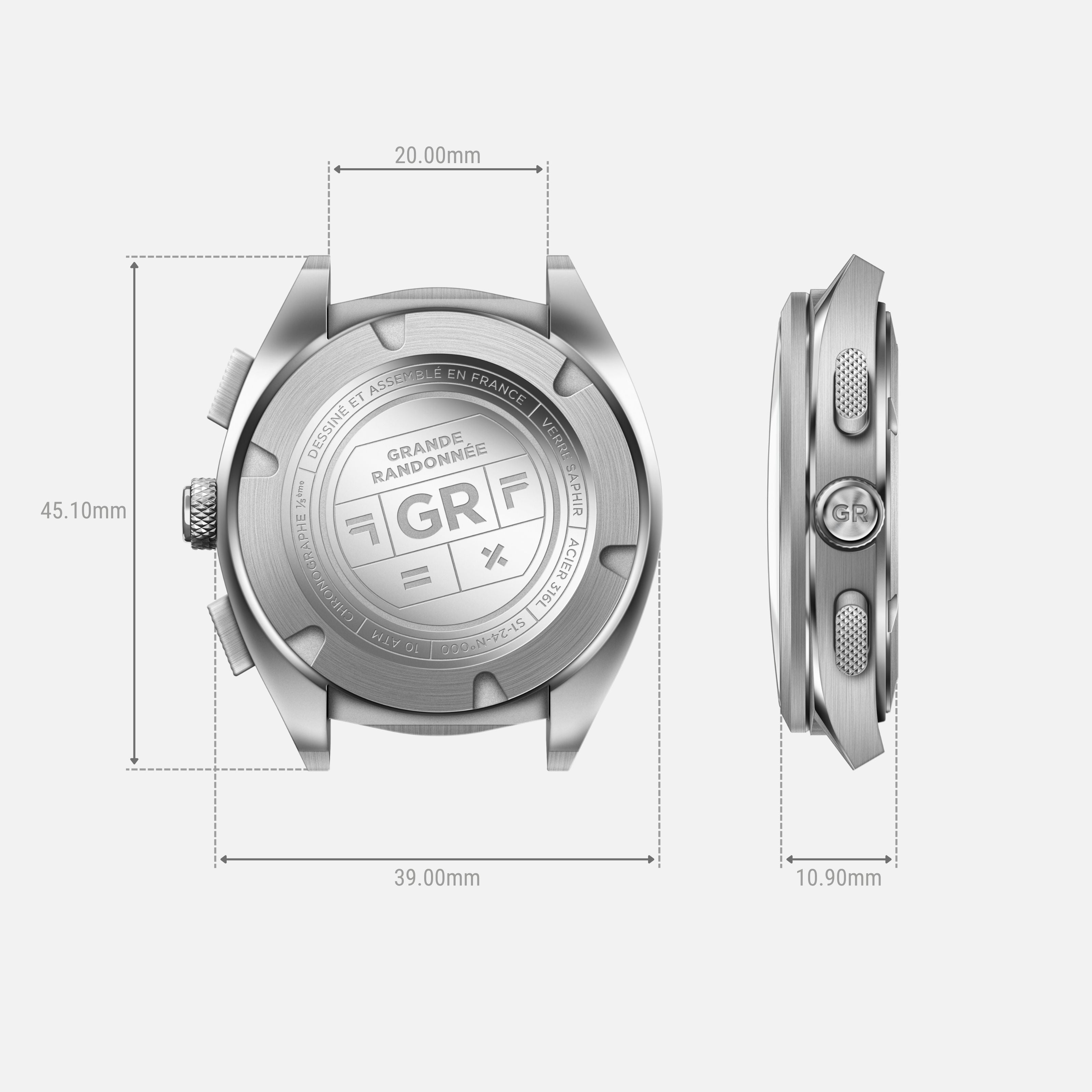 GR - Chronograph - Grün