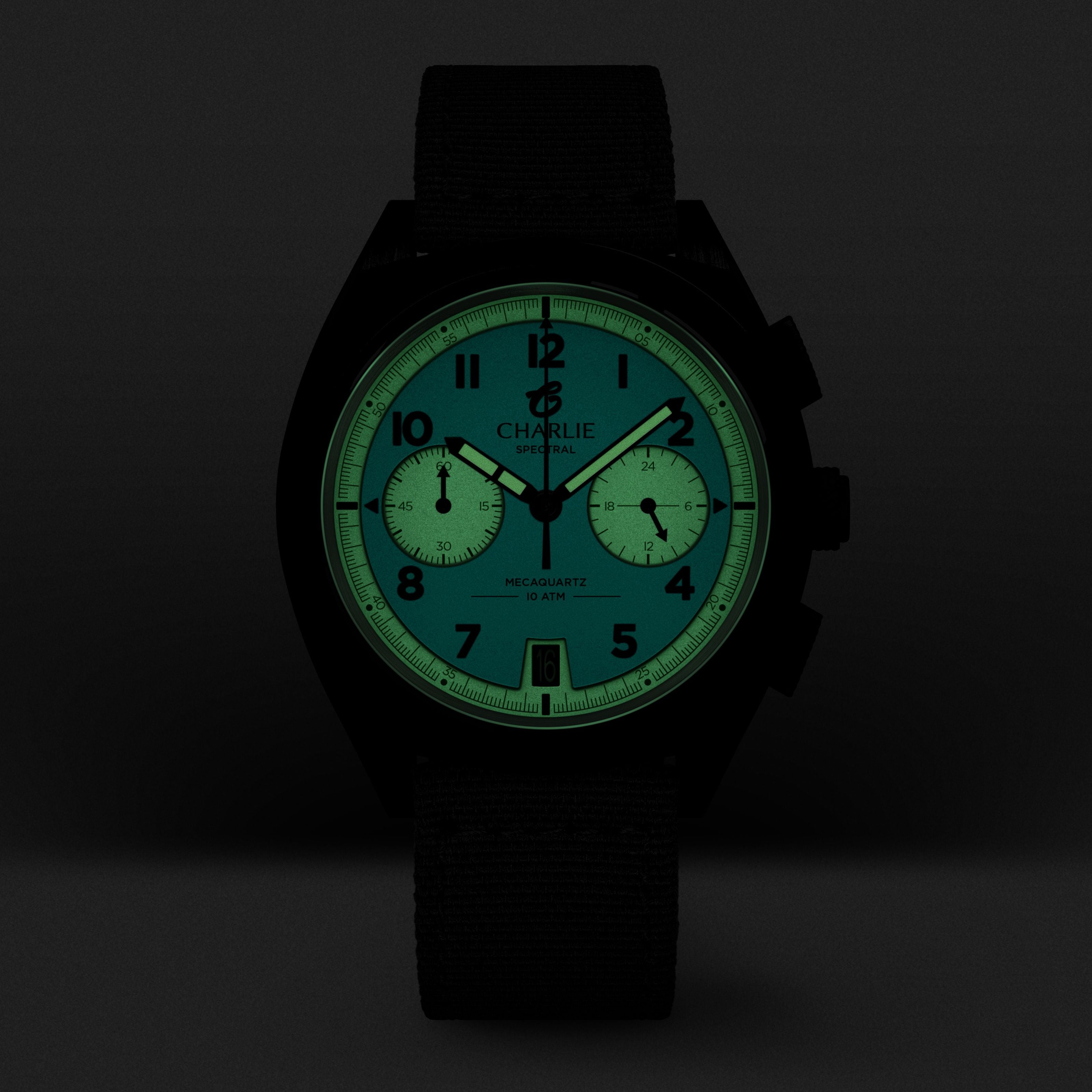 GRX - Mecaquartz Chronographe - Spectral Montres CHARLIE