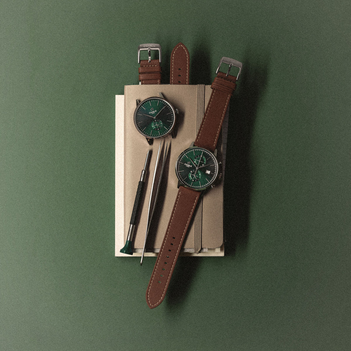 <tc>HORIZON</tc> - Chronograph - Green