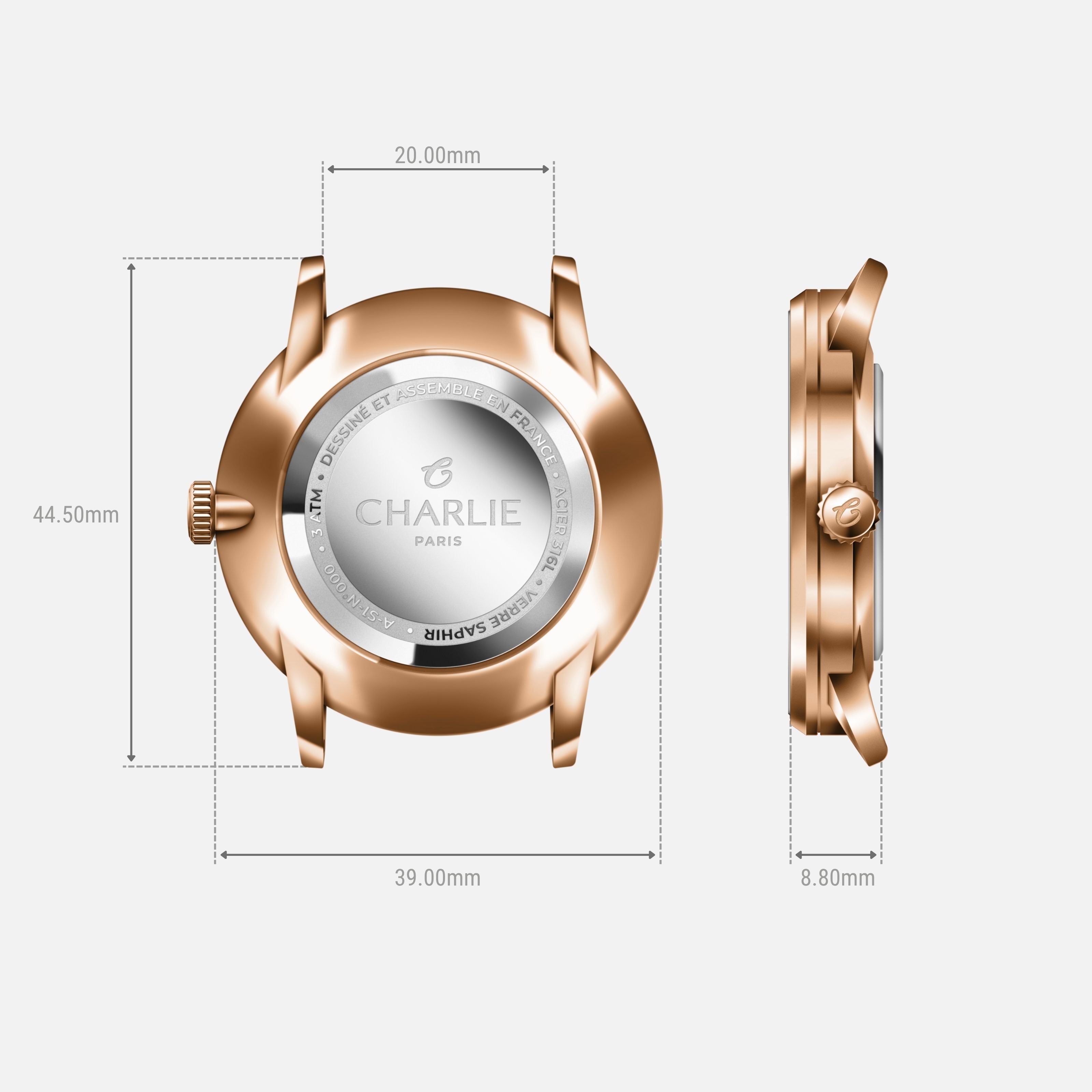 HORIZON - Doré rose