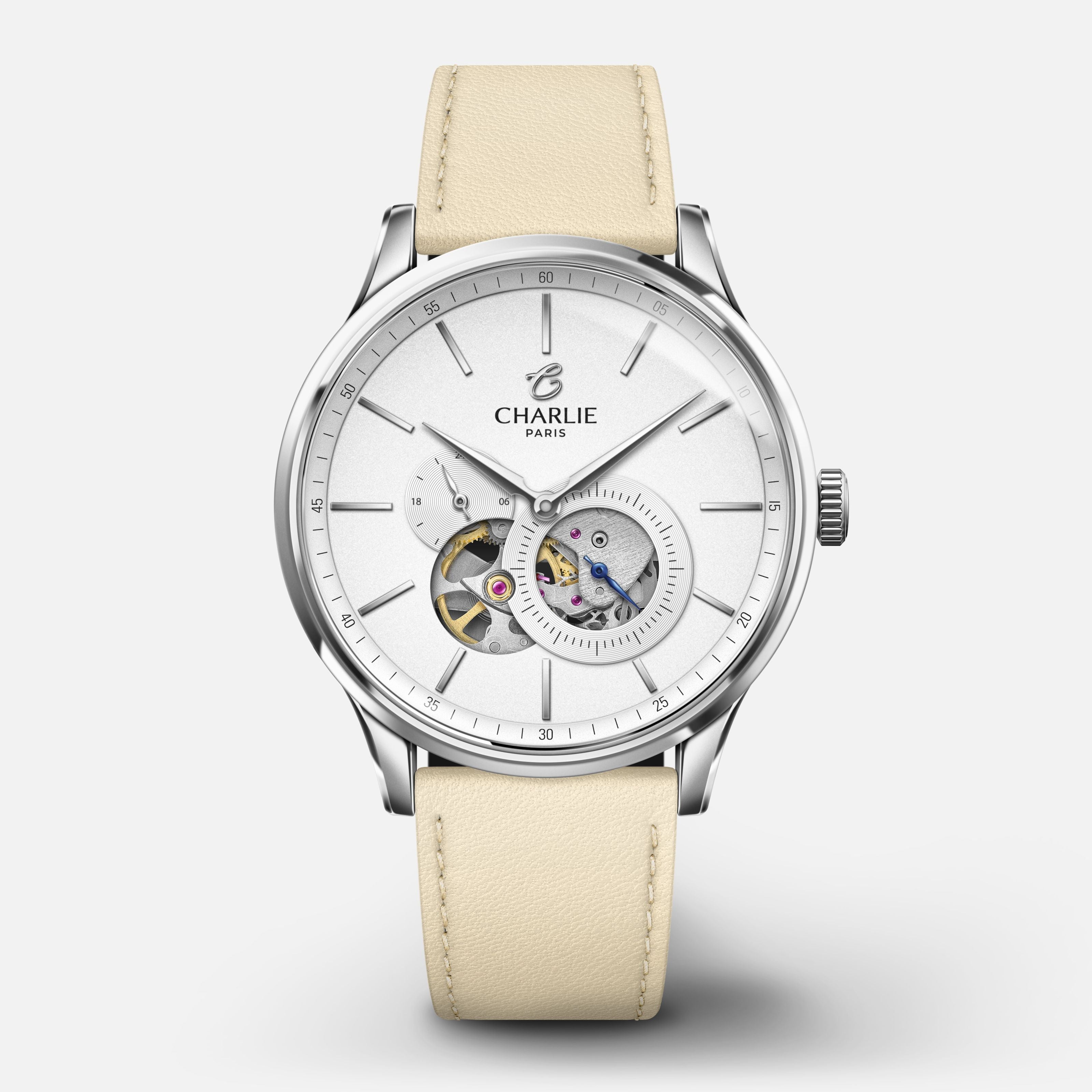 <tc>INITIAL</tc> - <tc>Cuore aperto</tc> - Bianco