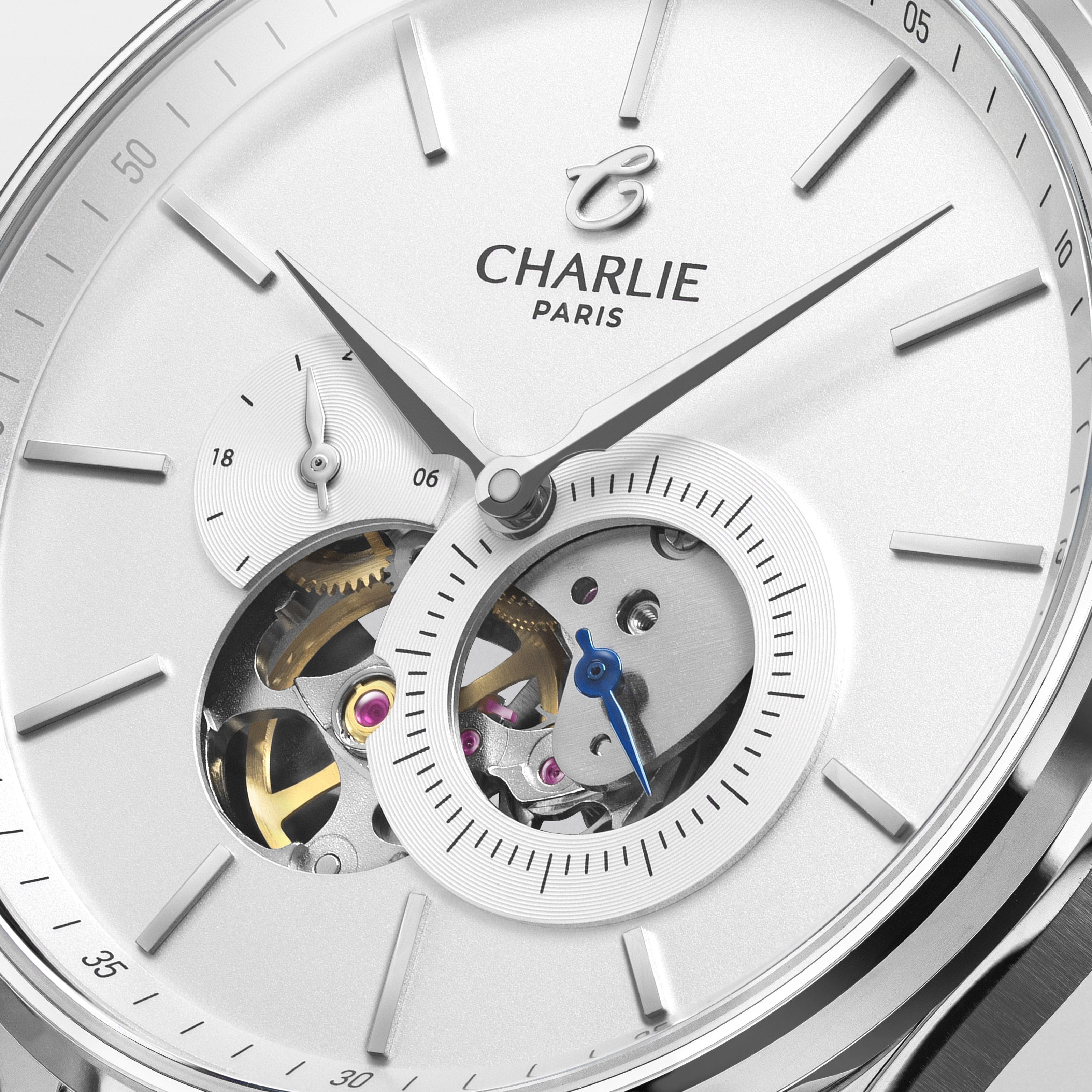 INITIAL - Cœur Ouvert - Blanc