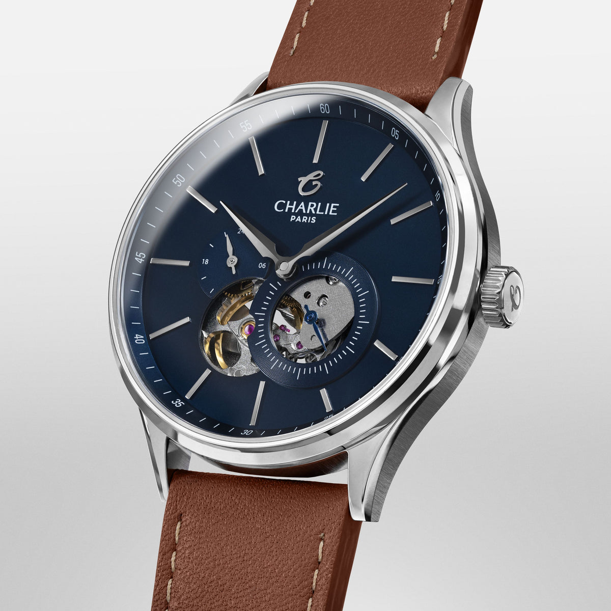 INITIAL - Open hart - Blauw