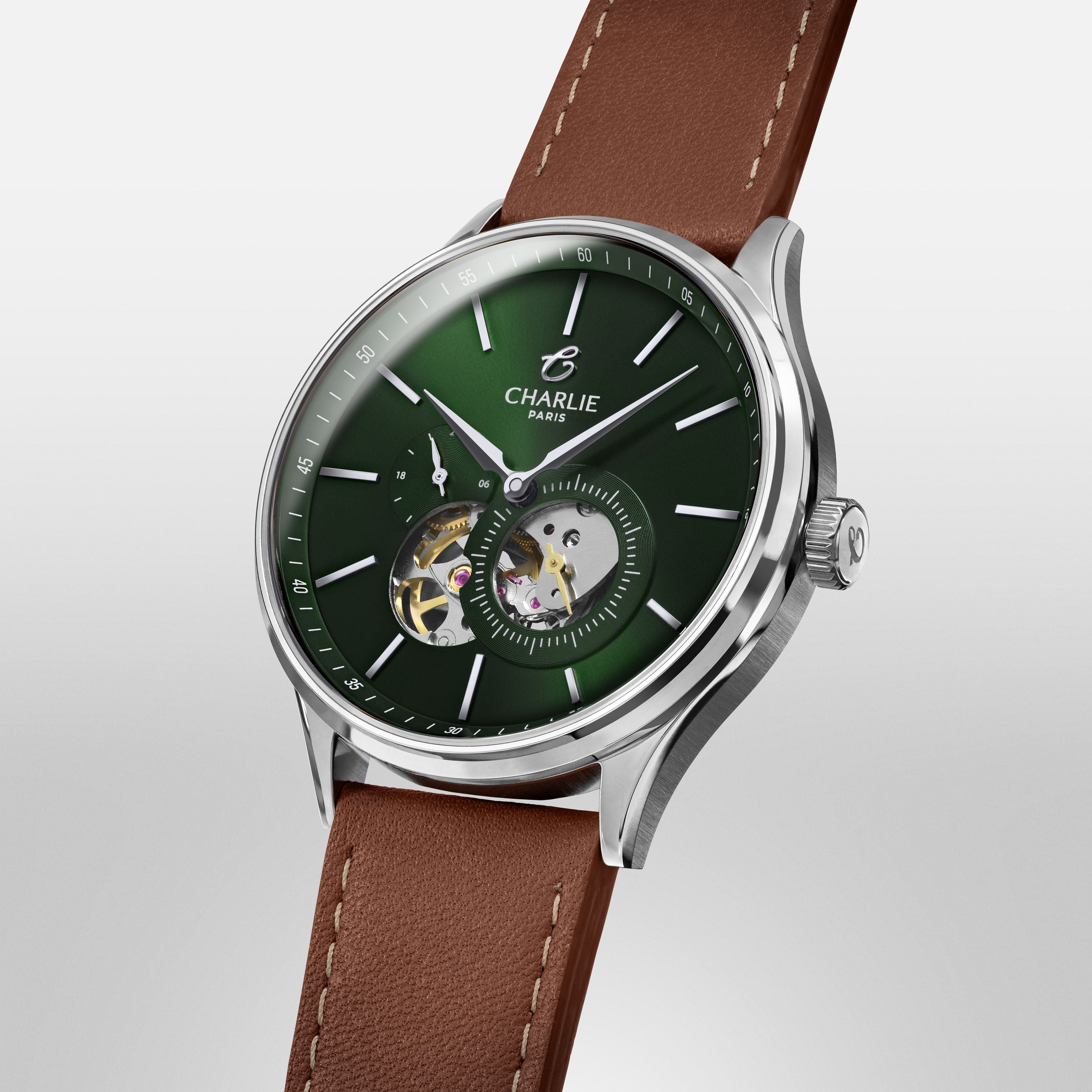 INITIAL - Open Heart - Green