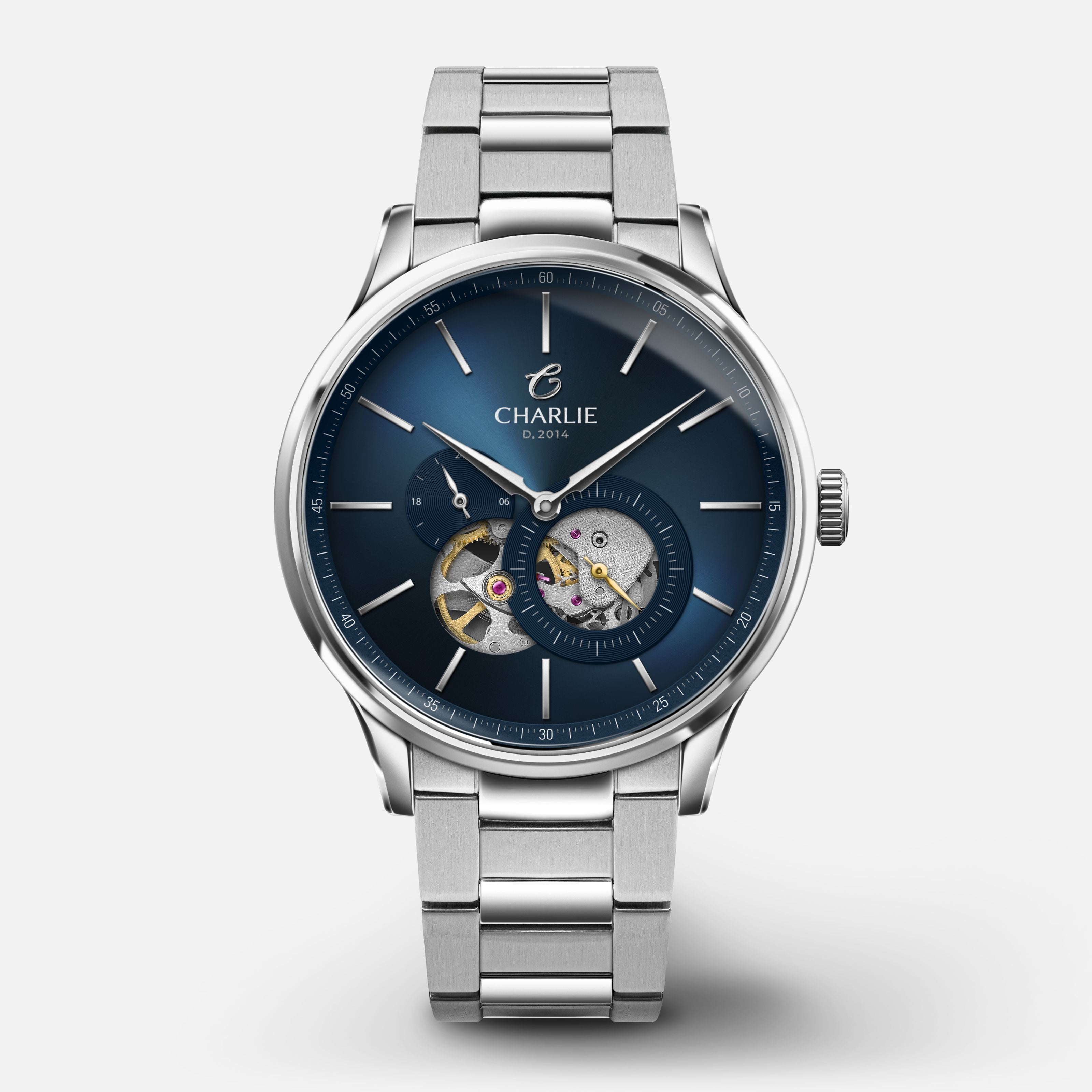 INITIAL - Édition anniversaire 10 ans Montres CHARLIE Bracelet acier