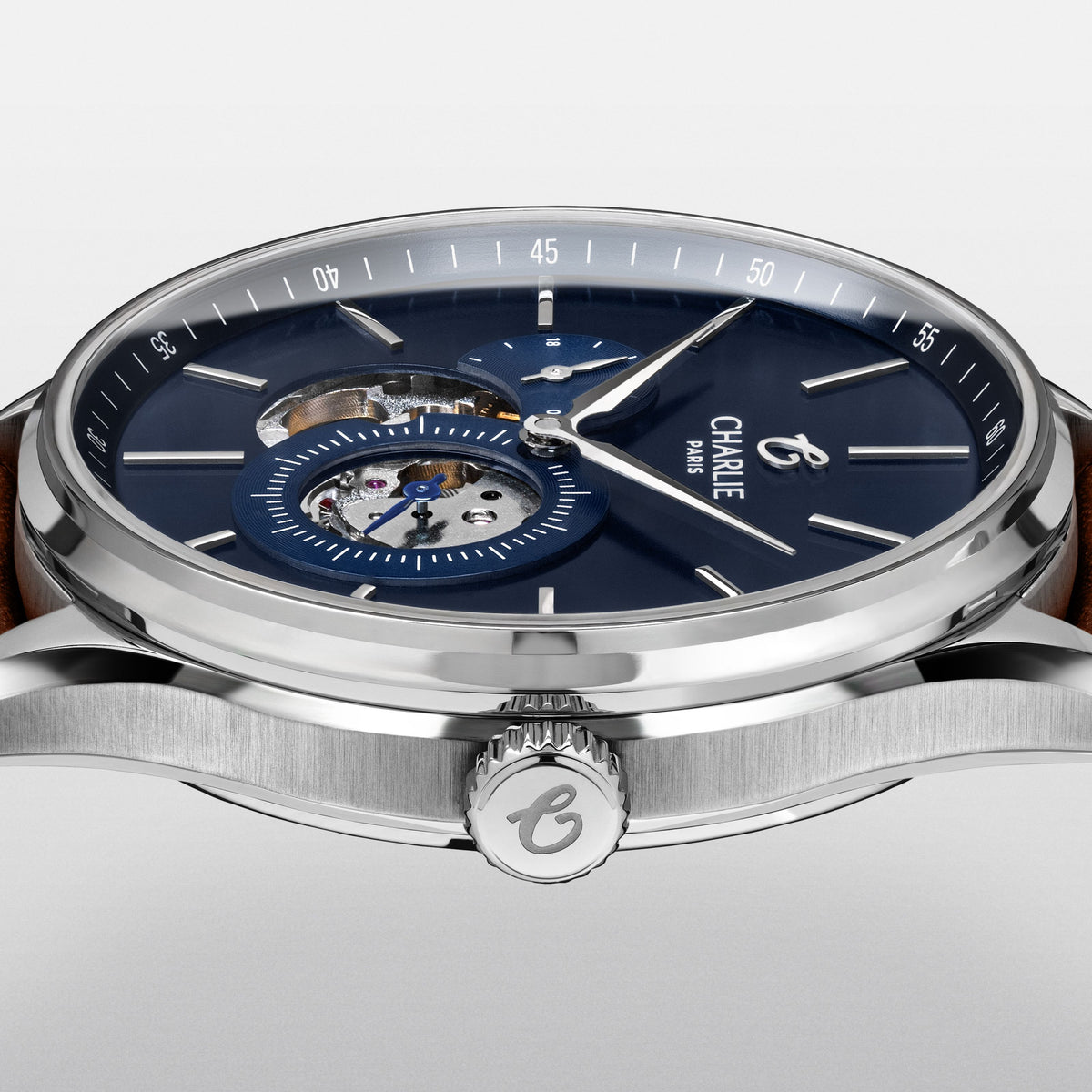 INITIAL - Open hart - Blauw
