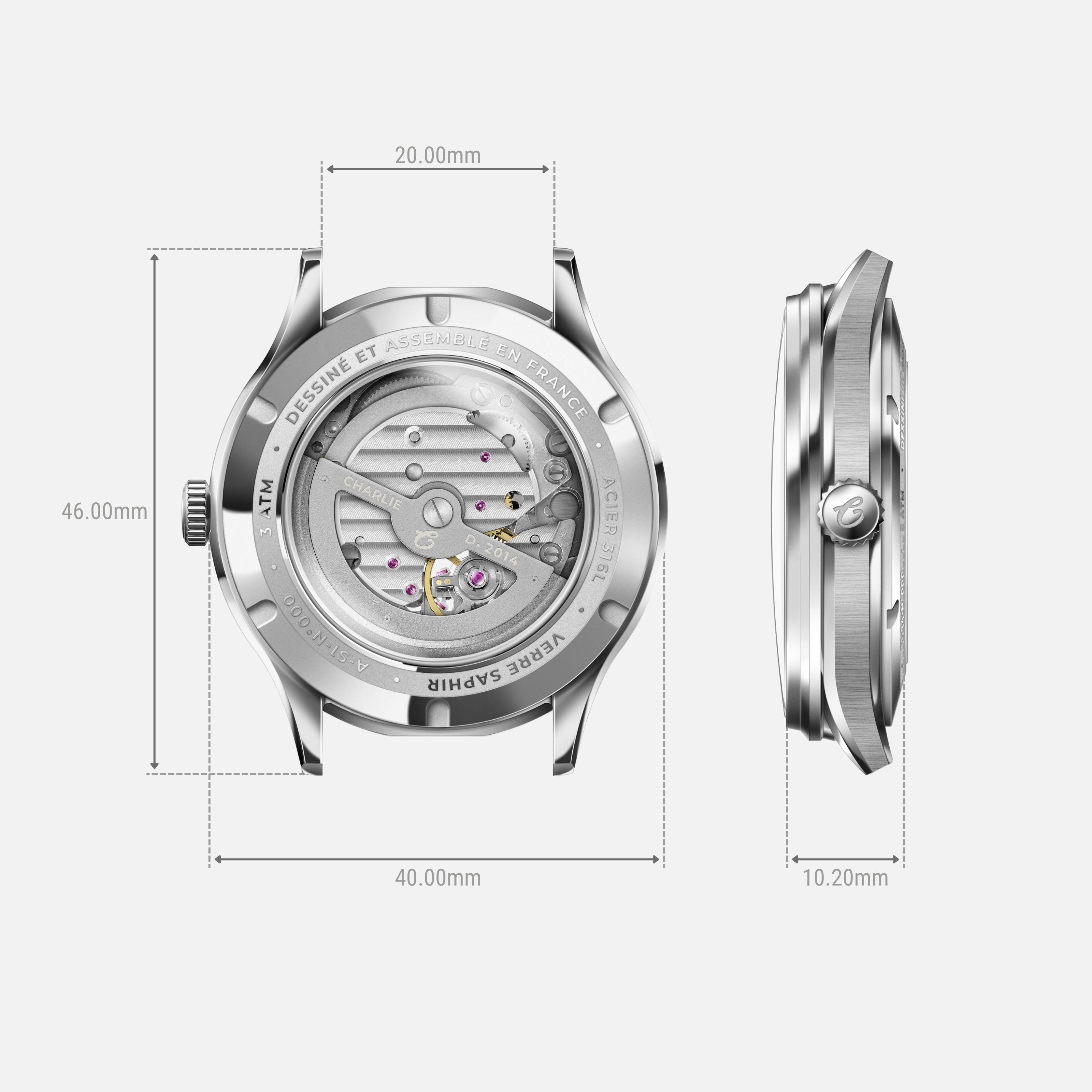 INITIAL - Open Heart - White