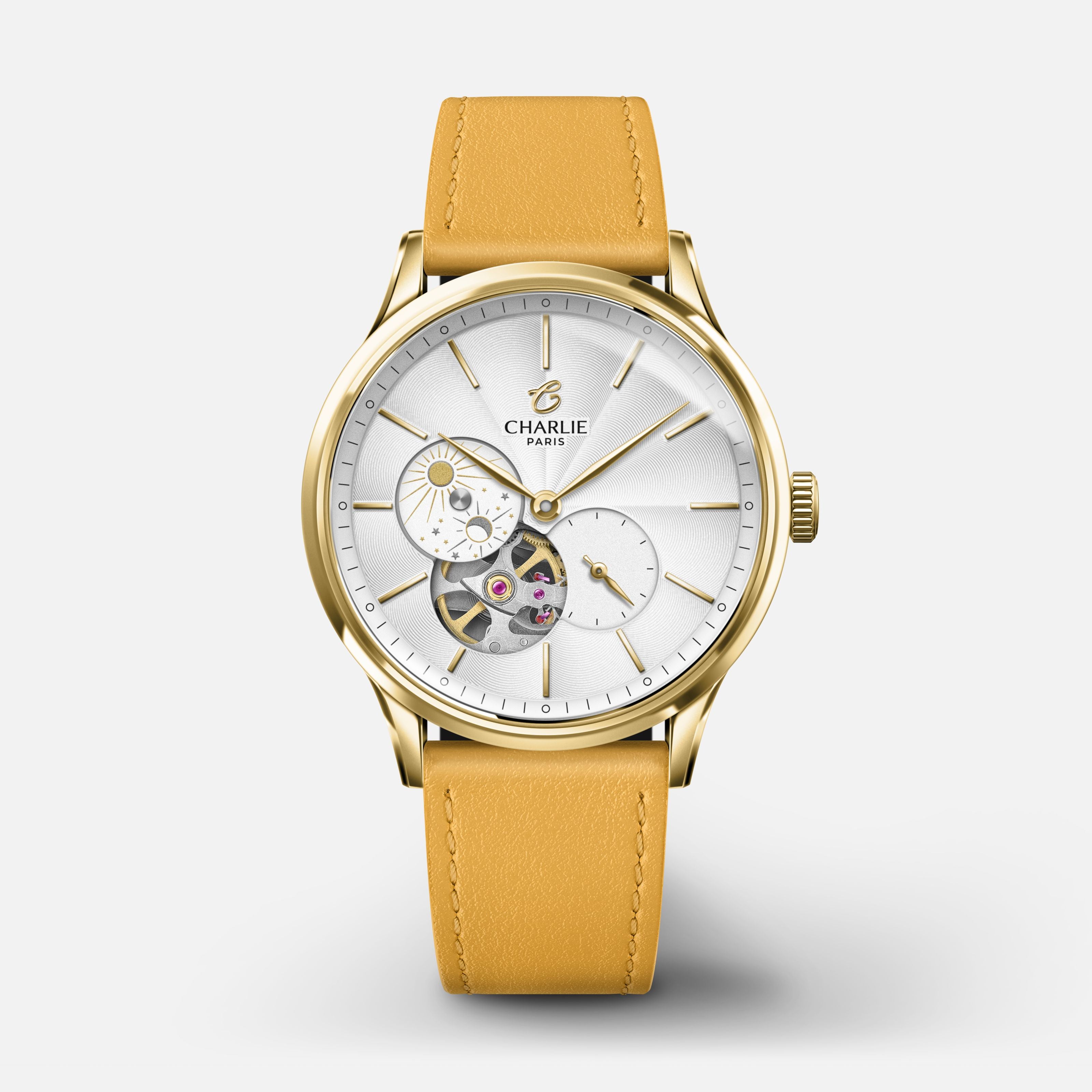 INITIAL 36 - Cœur Ouvert Jour/Nuit - Doré