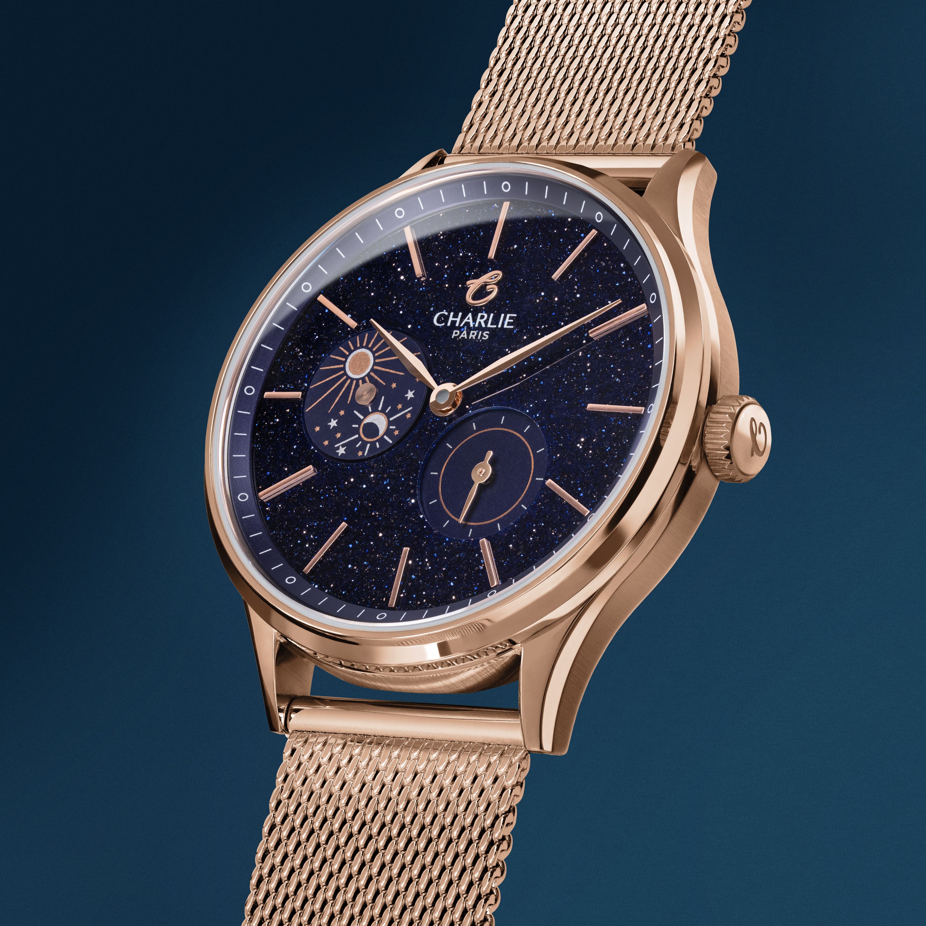 INITIAL 36 - Day/Night - Rose Gold Aventurine