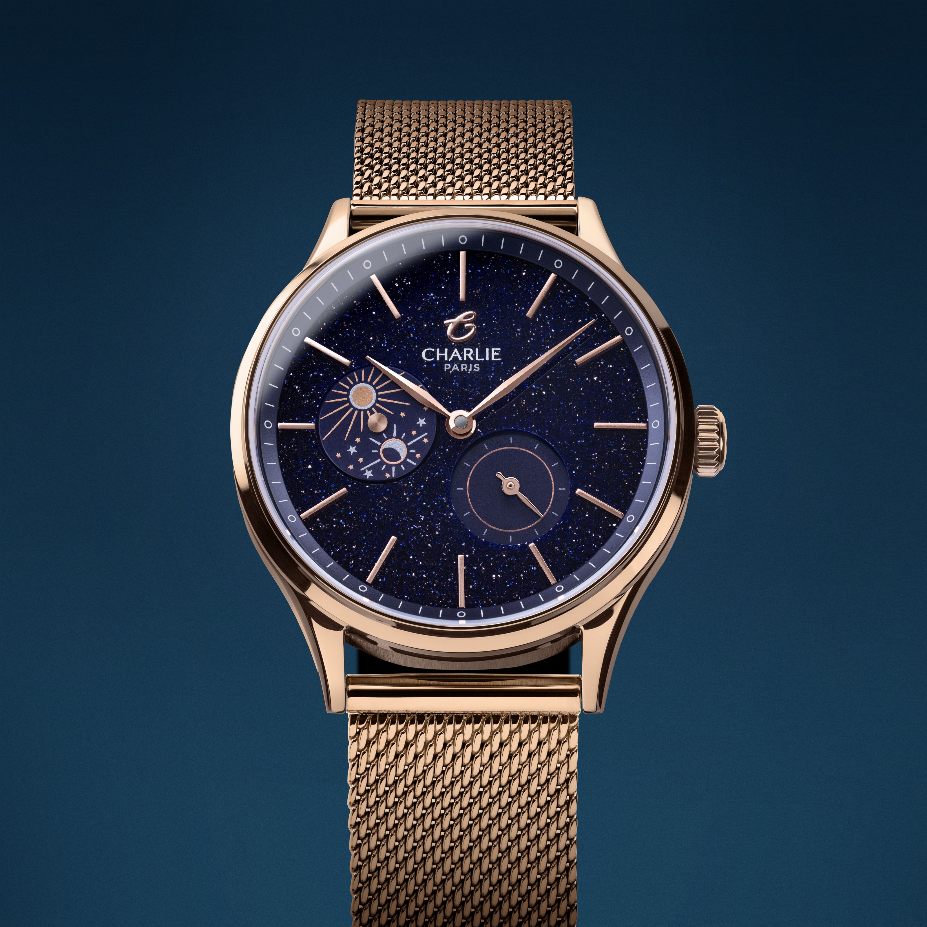 INITIAL 36 - Jour/Nuit - Aventurine Doré Rose