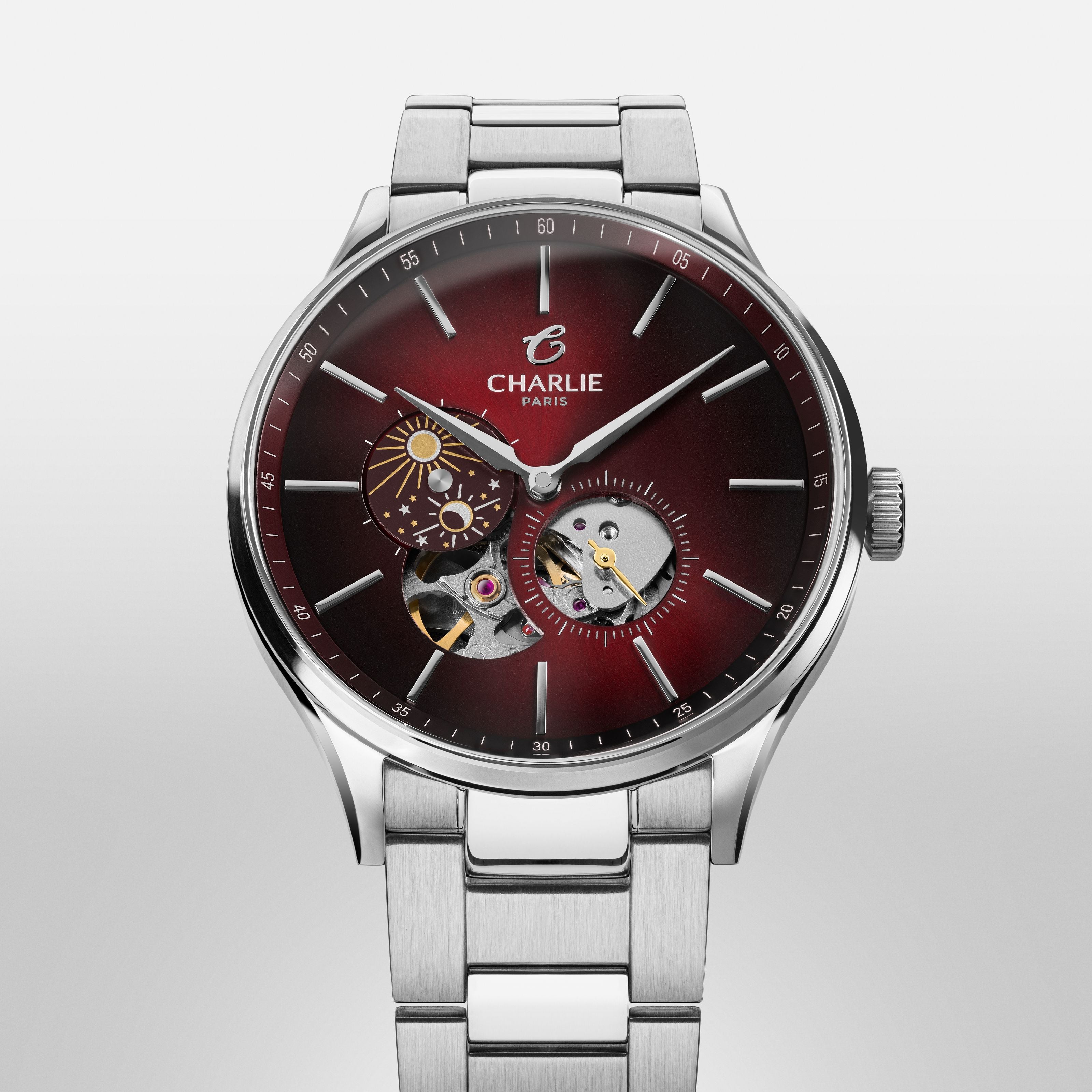 INITIAL - Cœur Ouvert Jour/Nuit - Bordeaux