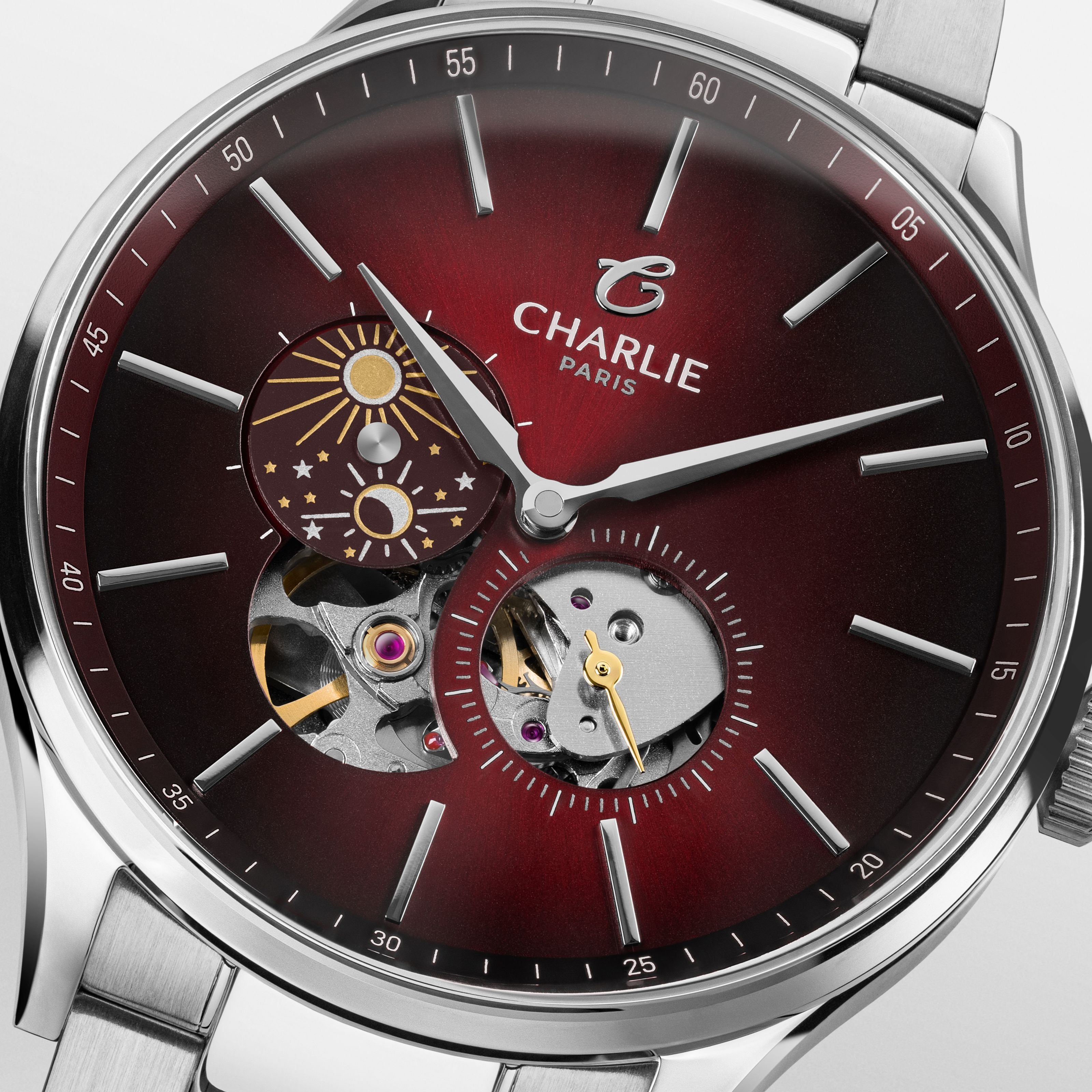 INITIAL - Cœur Ouvert Jour/Nuit - Bordeaux