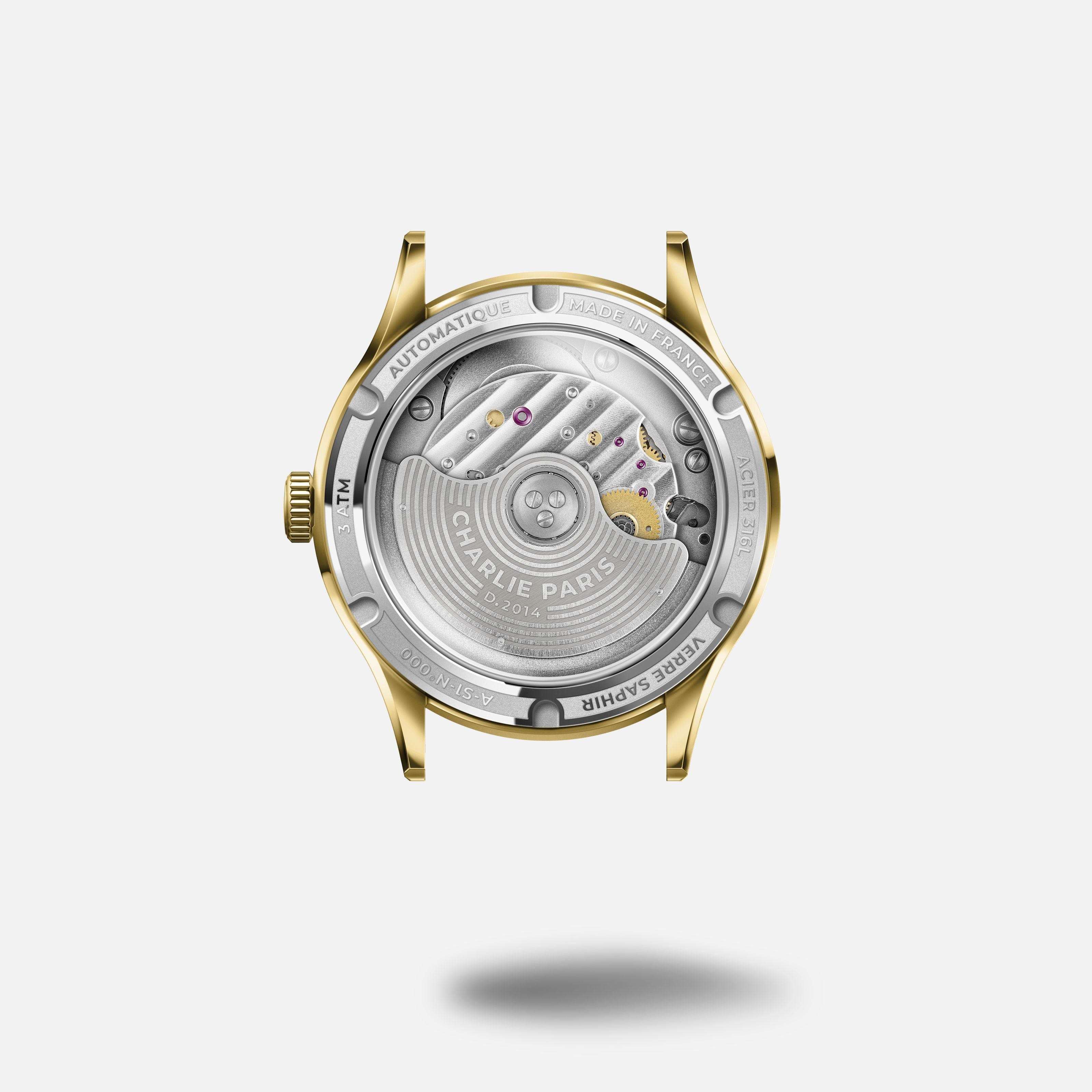INITIAL 35 - Automatique - Doré Montres CHARLIE