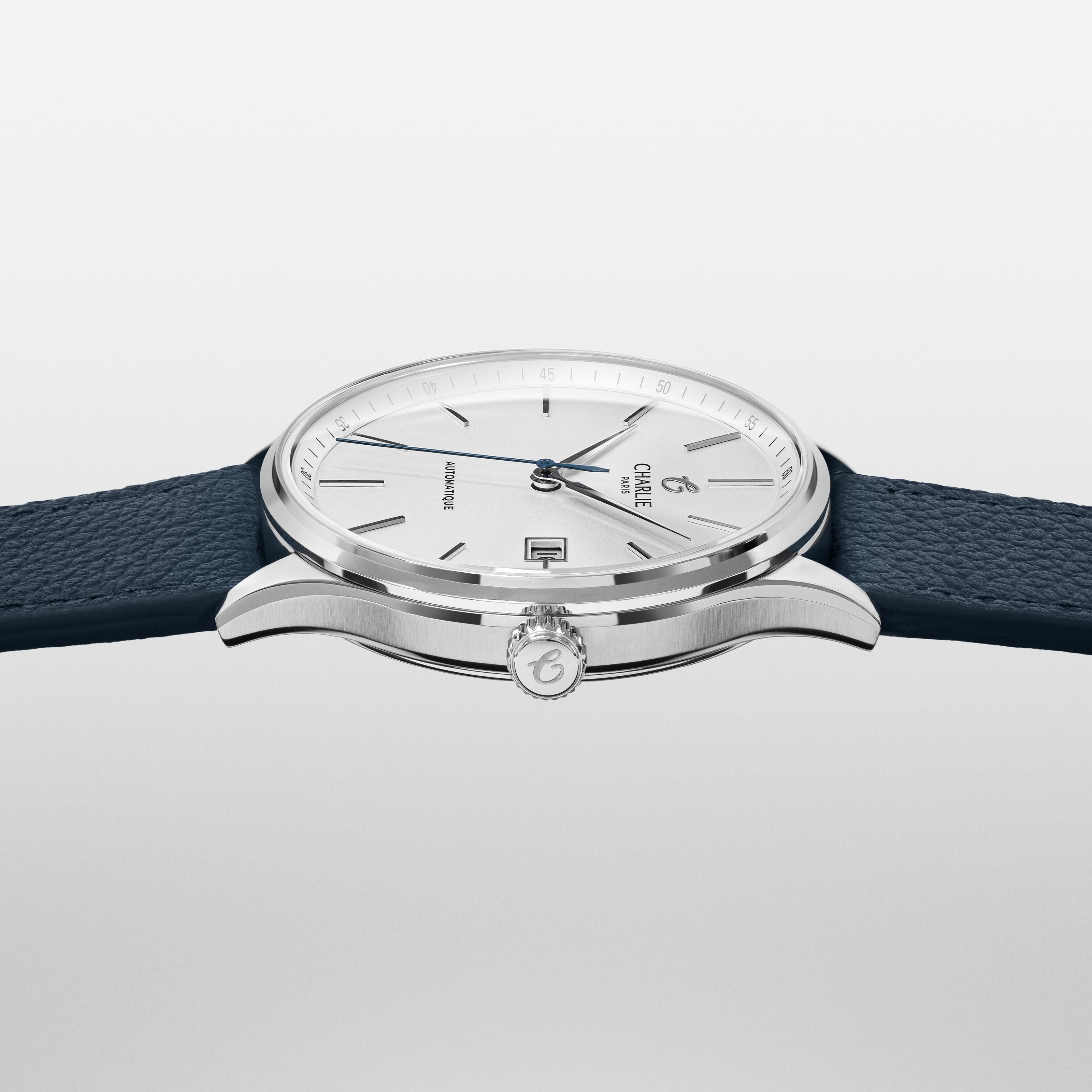 INITIAL - Automatique Slim - Blanc Montres CHARLIE