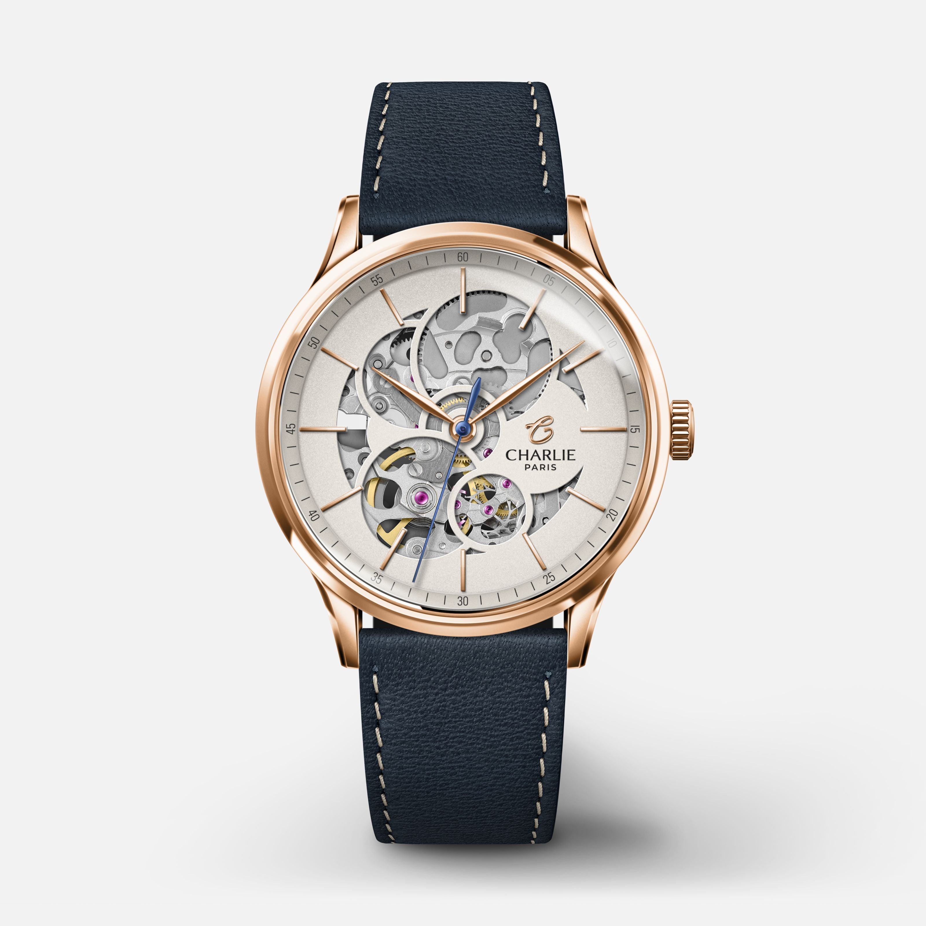 INITIAL 36 - Skeleton - Rose Gold