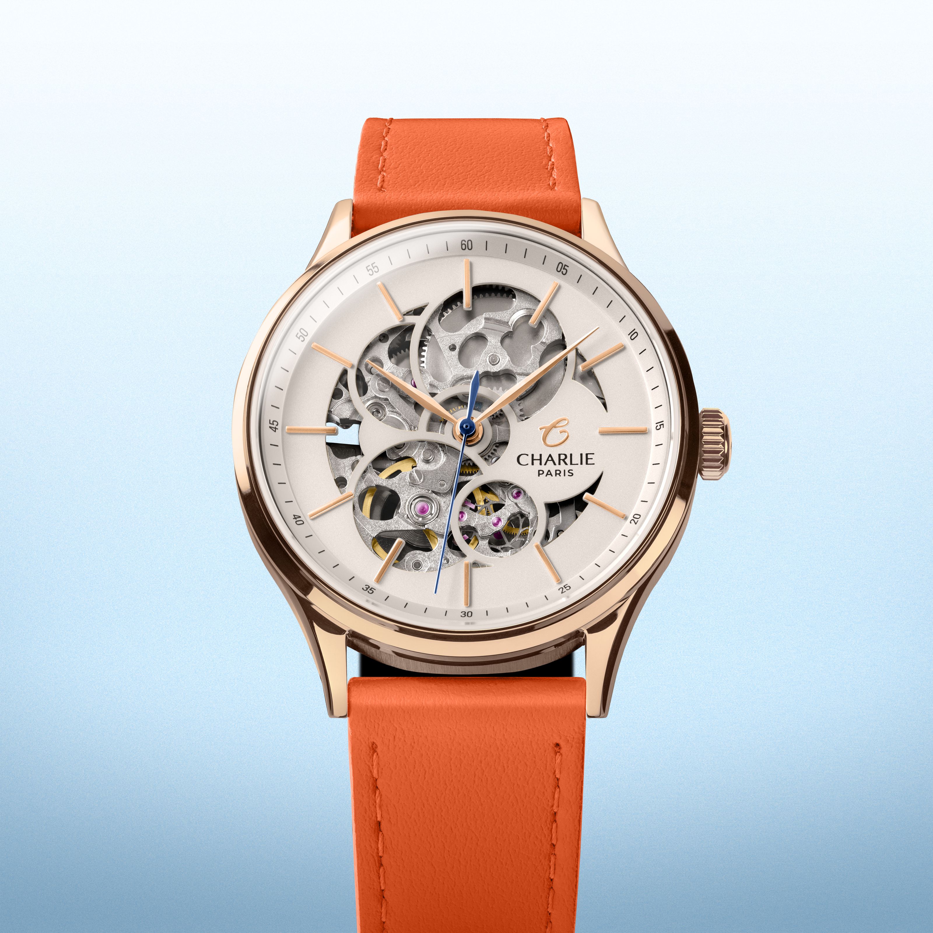 INITIAL 36 - Automatic Skeleton - Rose Gold